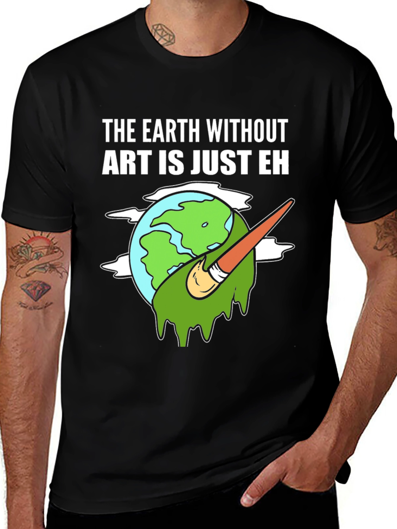 Variant 6 of Art Lover Tee: Earth Without Art T-Shirt