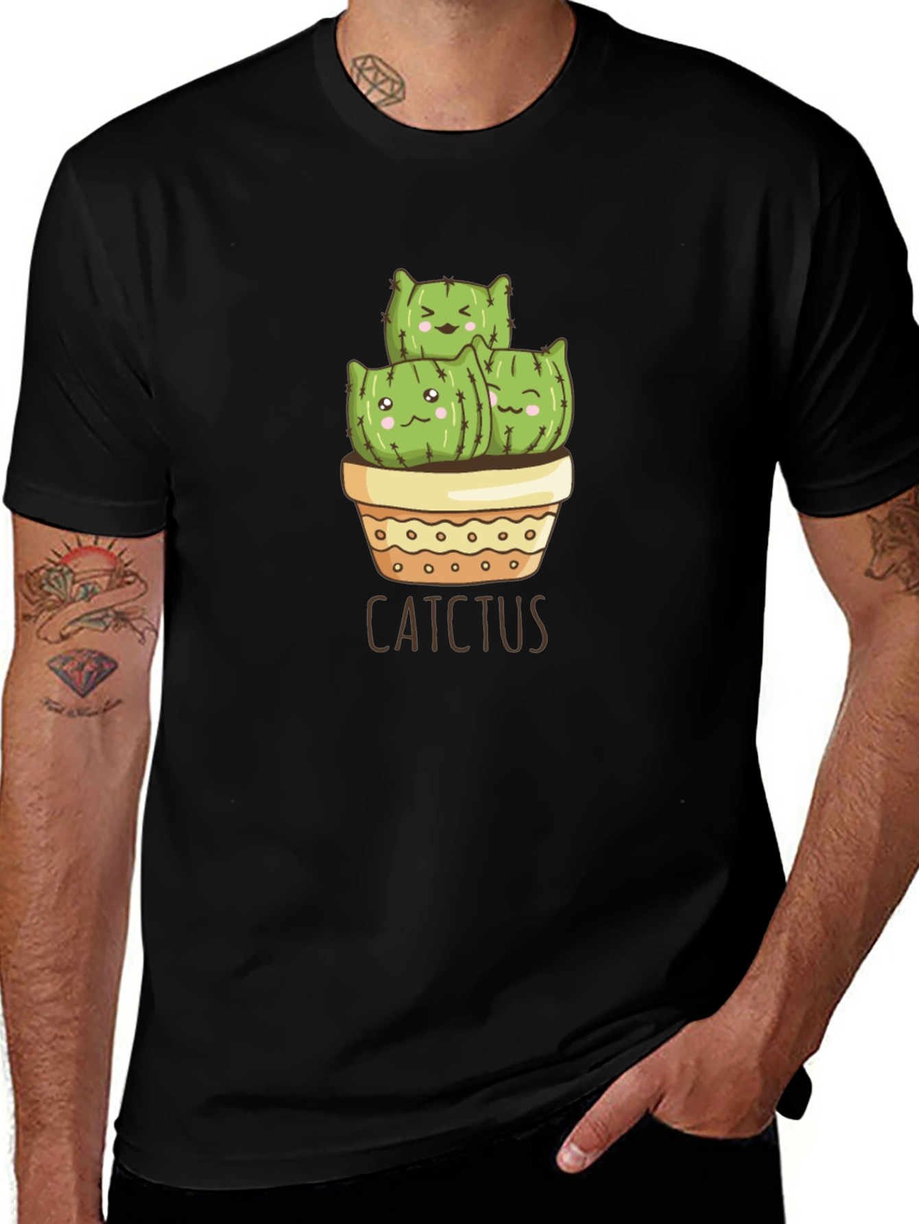 Catctus T-Shirt - Cute Plant Pun Tee