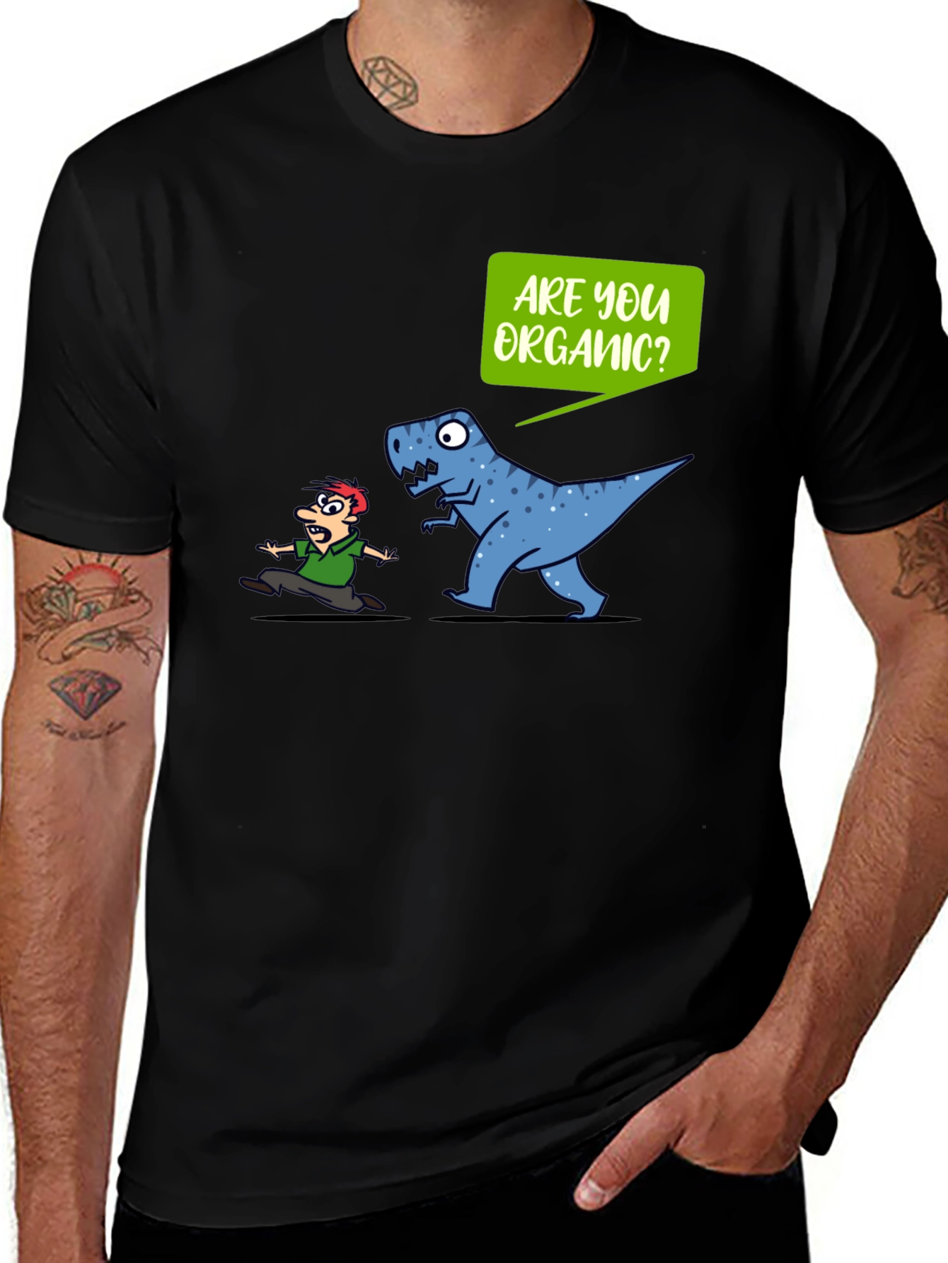 Variant 16 of Organic T-Rex Graphic Tee - Funny Dinosaur Shirt