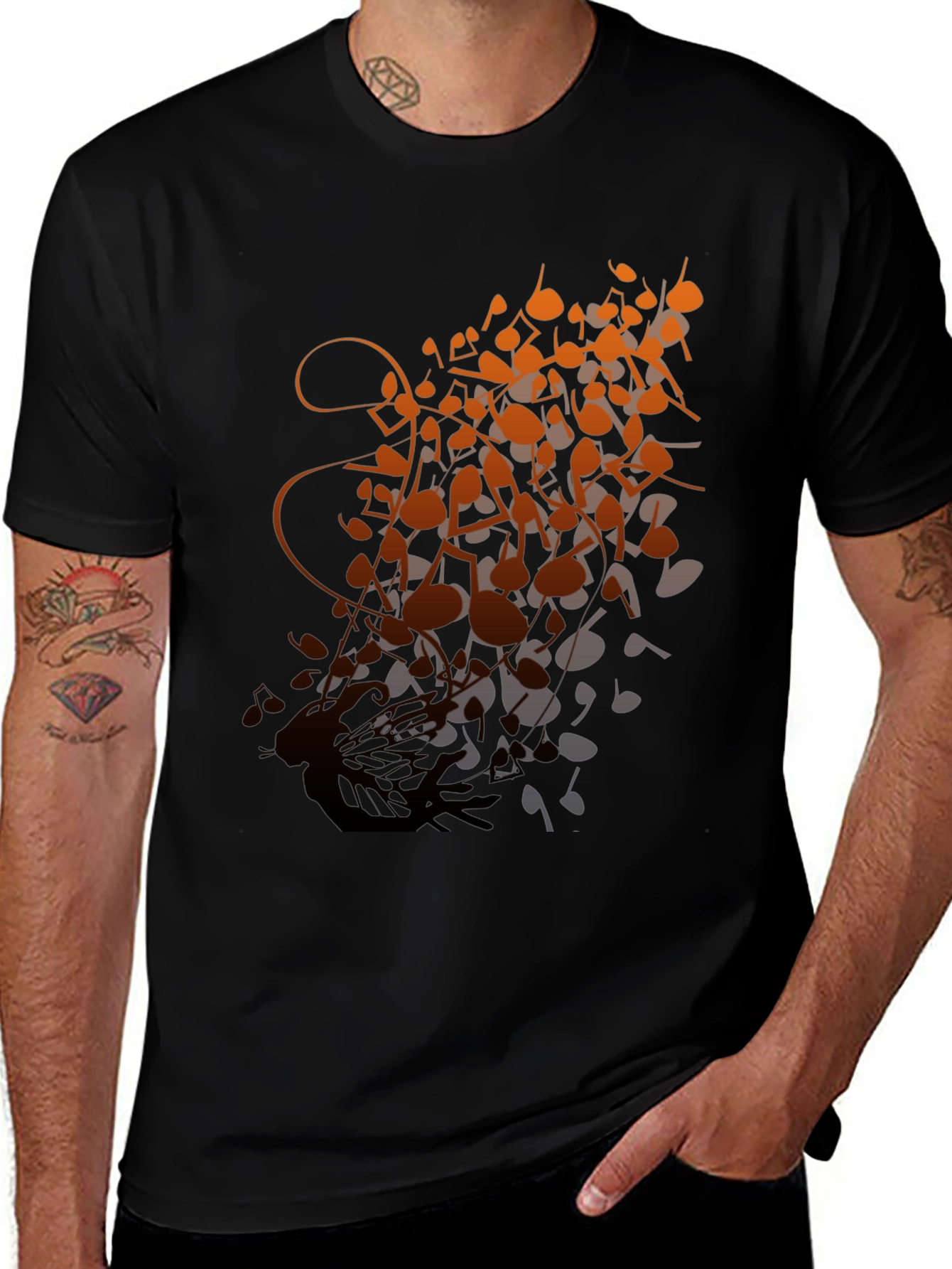 Variant 7 of Abstract Graphic Black T-Shirt