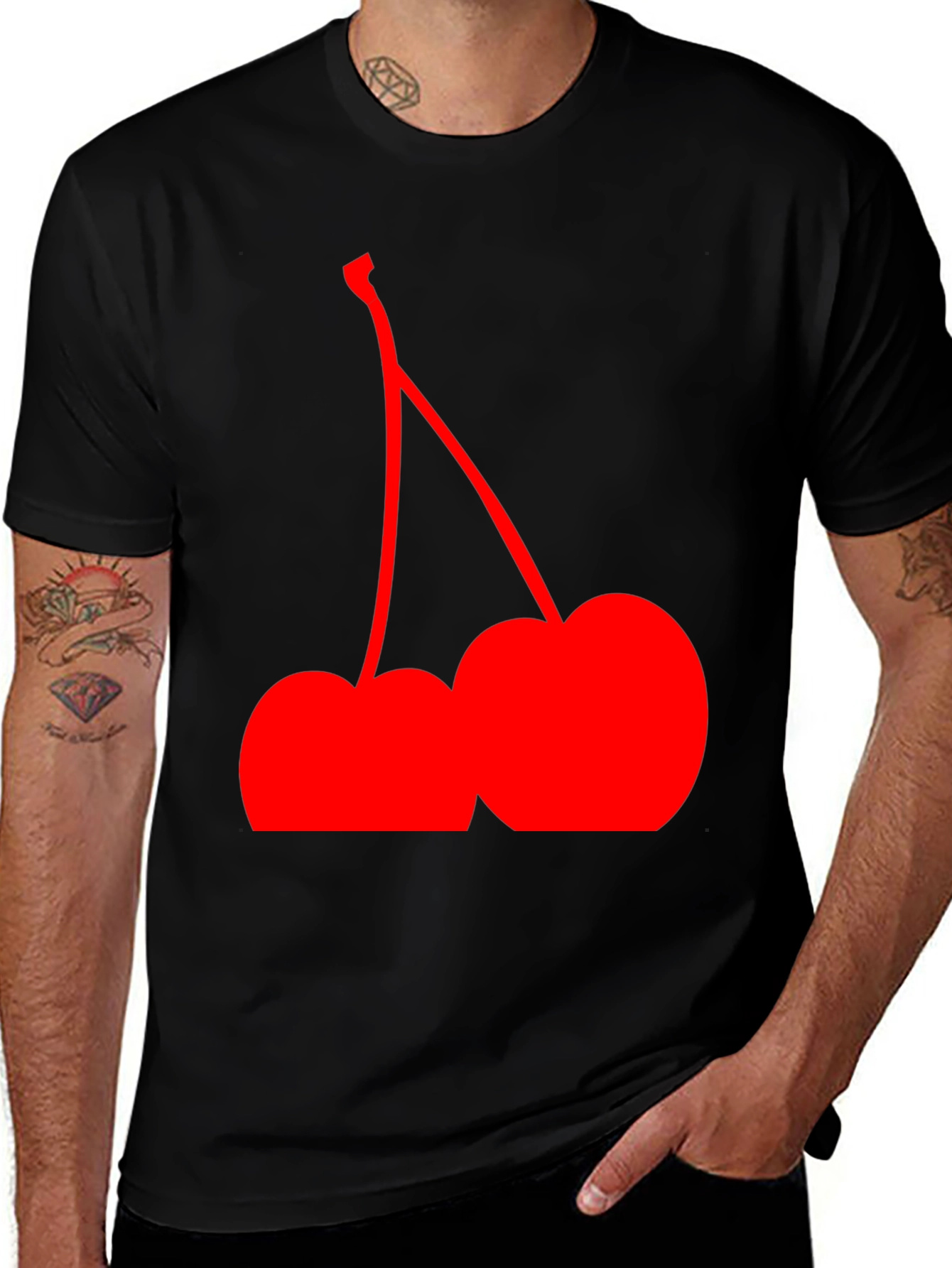 Variant 3 of Cherry Graphic Tee - Stylish Casual Wear