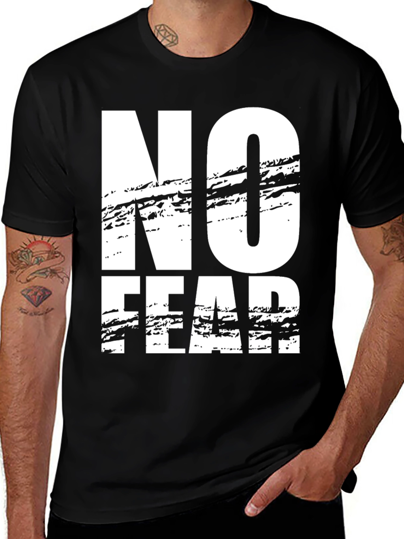 Variant 20 of No Fear Graphic Black T-Shirt