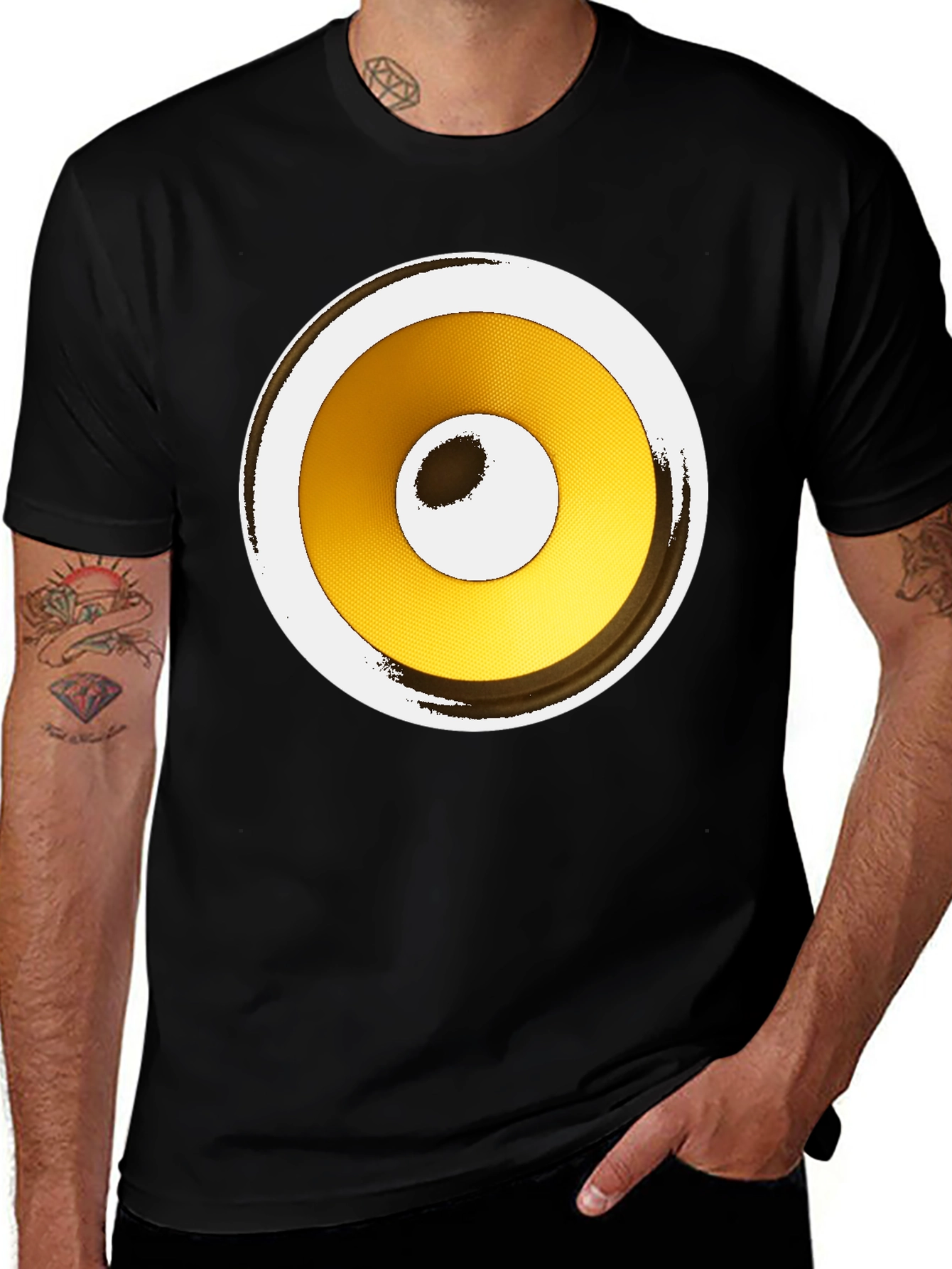 Variant 30 of Speaker Graphic Tee - Modern Audio Design