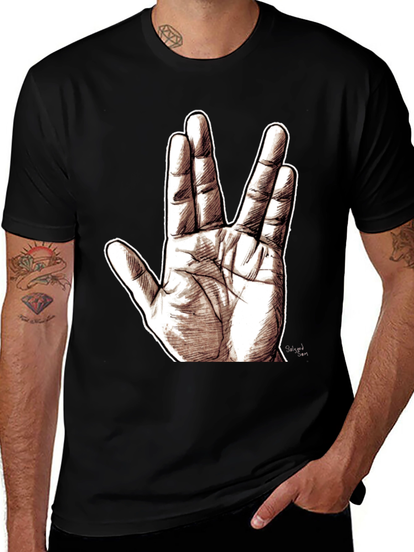 Variant 6 of Live Long and Prosper Graphic T-Shirt