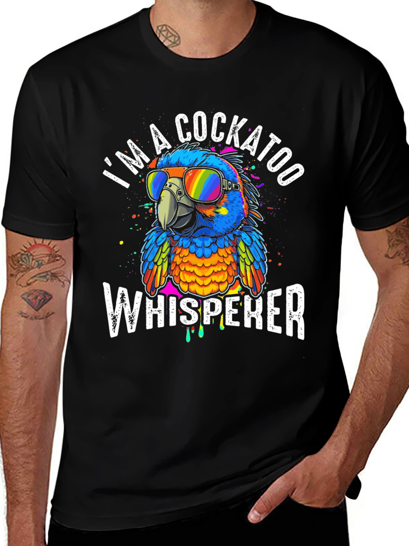 Variant 28 of Cockatoo Whisperer T-Shirt - Parrot Lover Gift