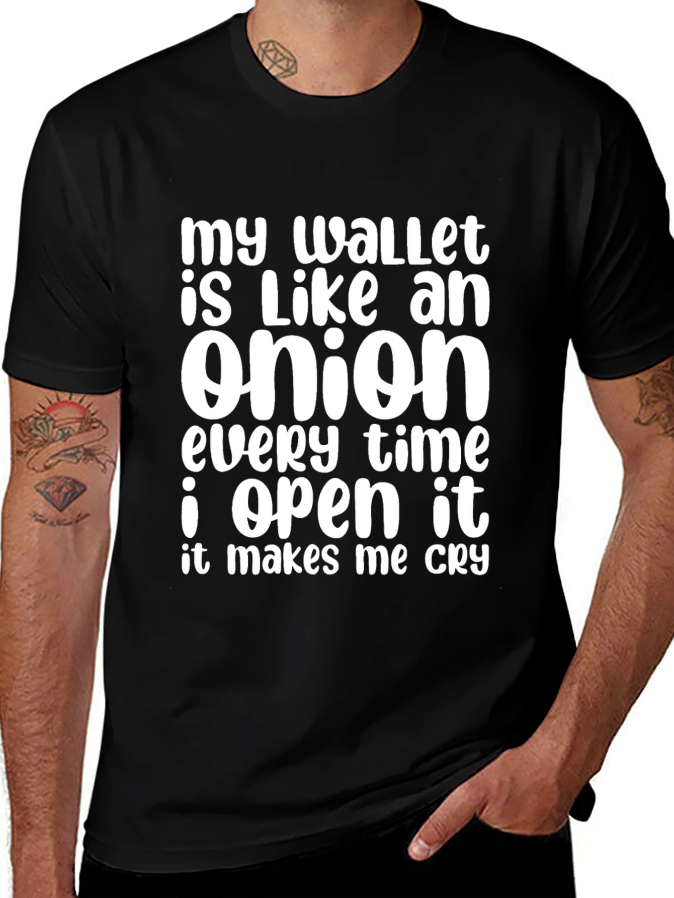 Variant 5 of My Wallet is Like an Onion Funny Graphic T-Shirt