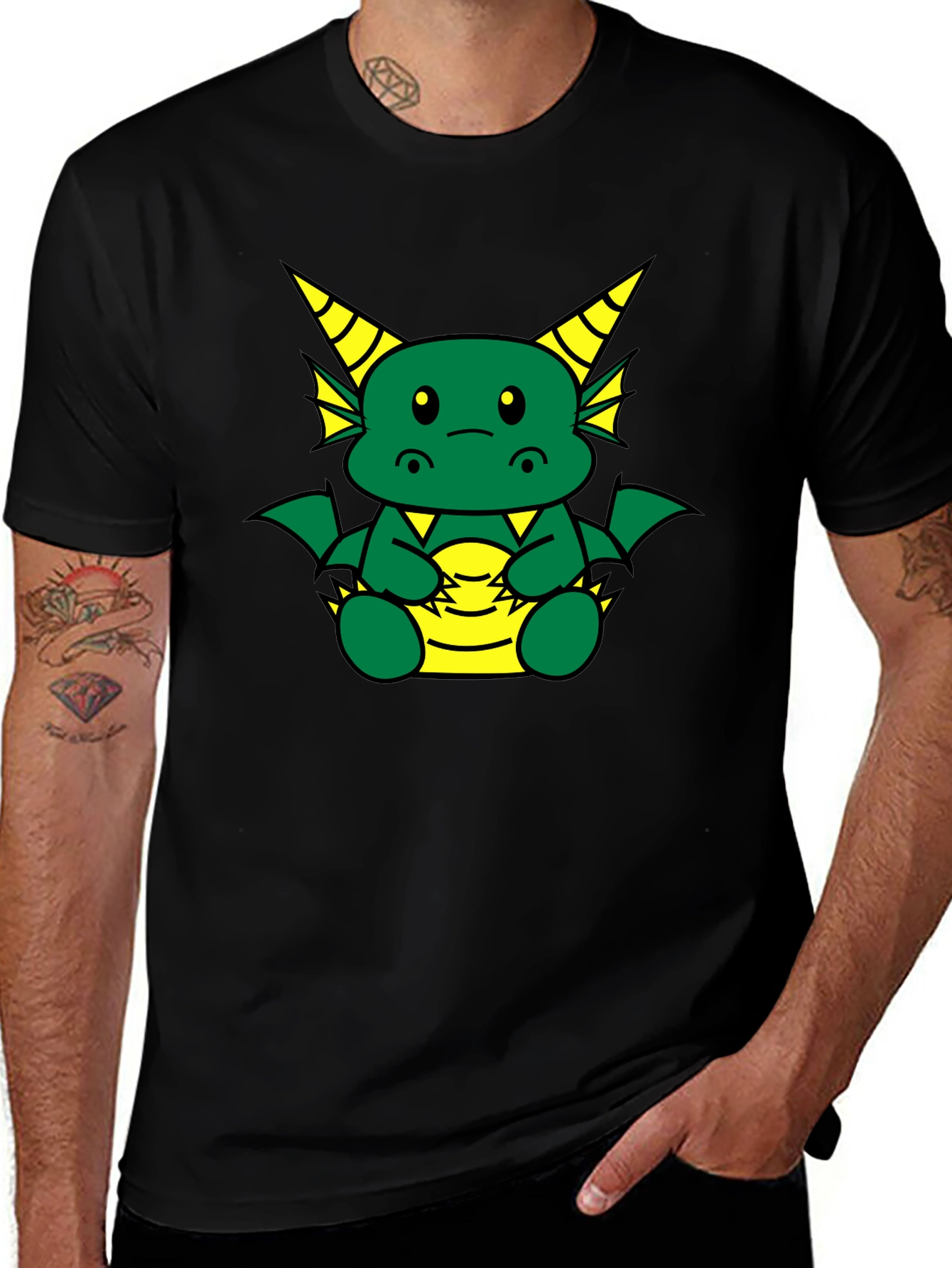 Dragon Graphic Black T-Shirt