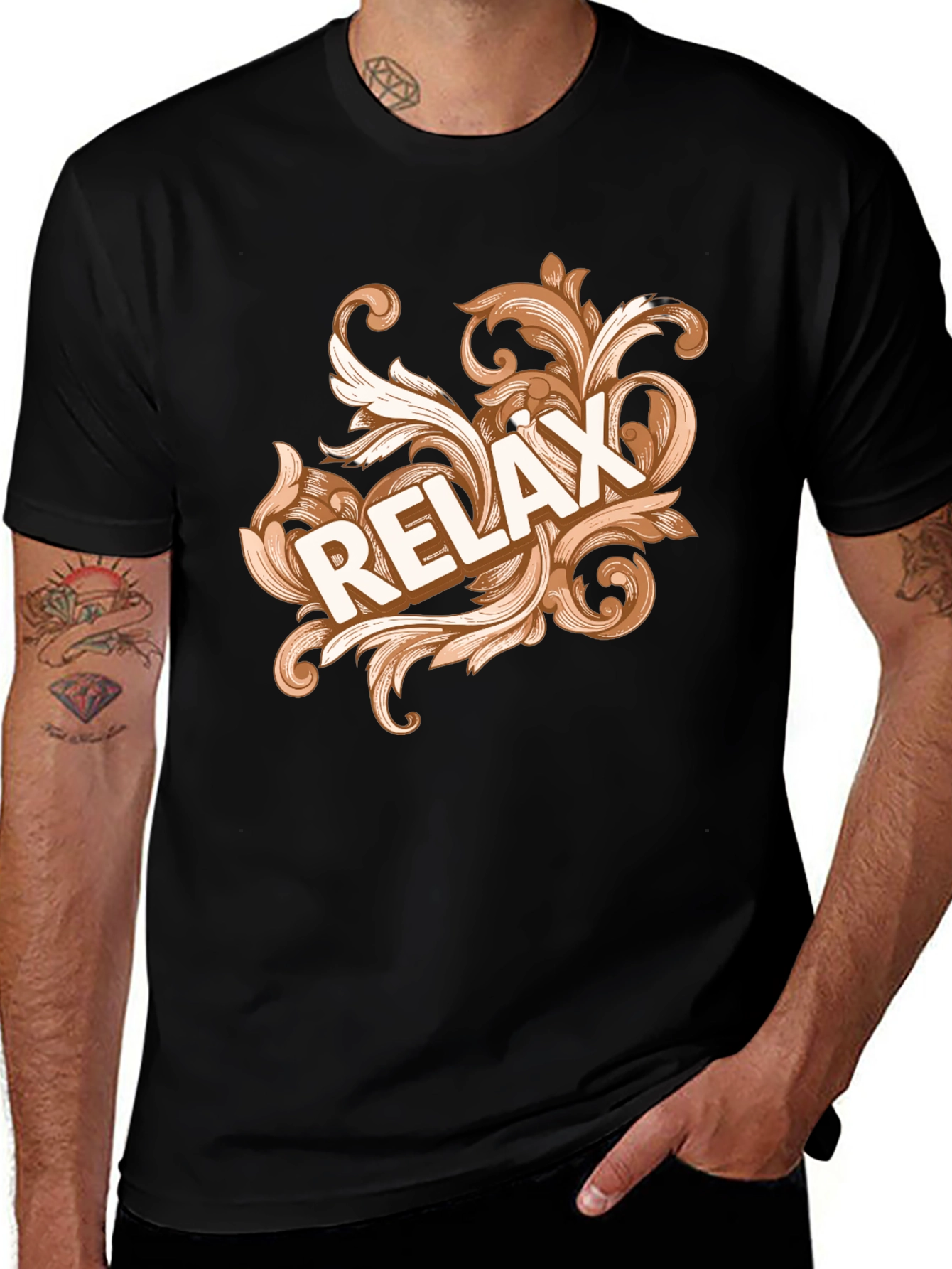 Relax Graphic T-Shirt - Stylish Casual Wear