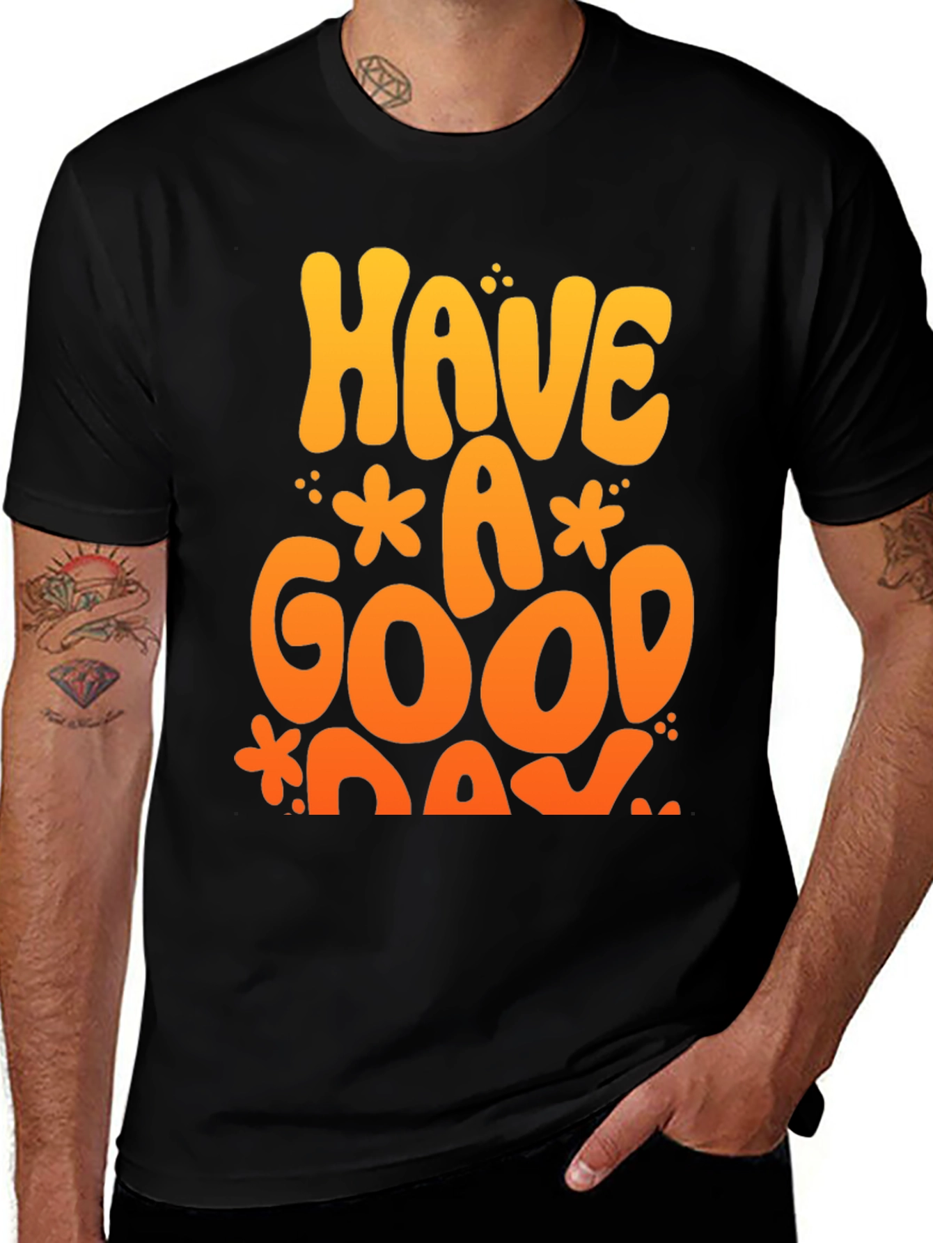 Variant 29 of Have A Good Day Graphic Tee - Retro Style