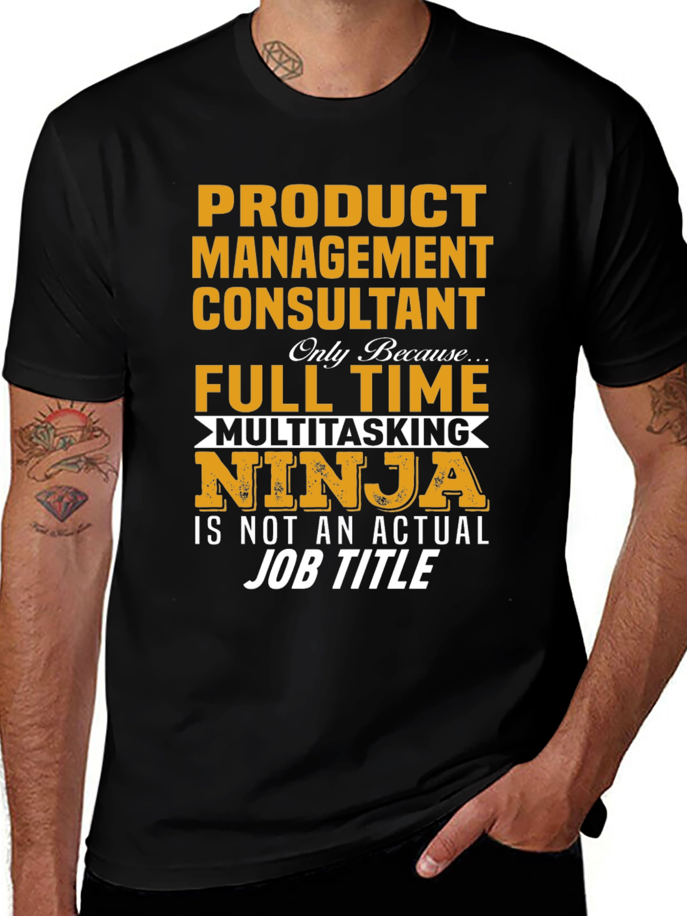 Variant 15 of Product Management Consultant T-Shirt - Multitasking Ninja