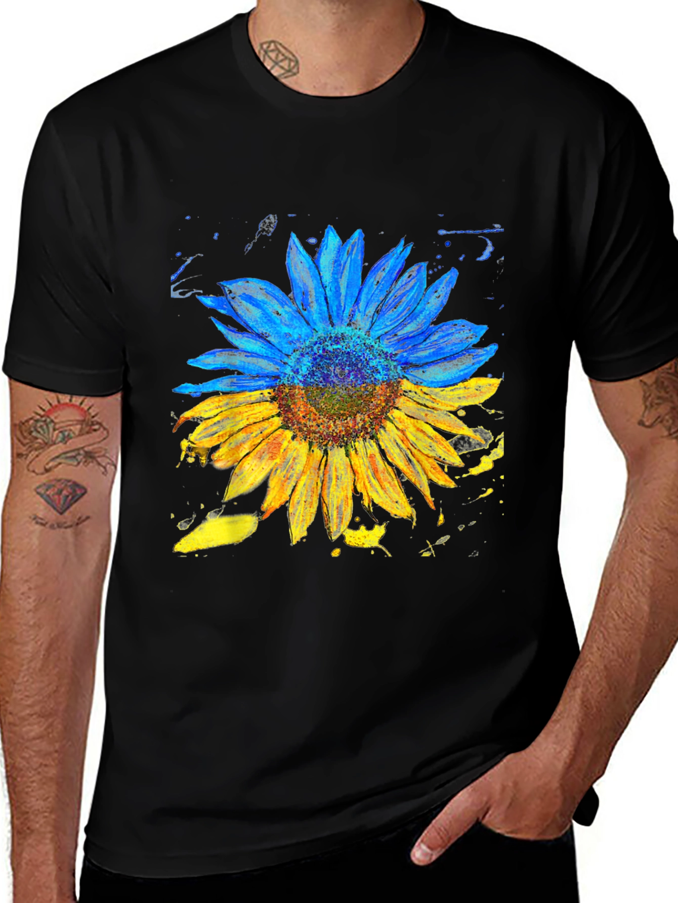Ukraine Sunflower T-Shirt - Support Ukraine