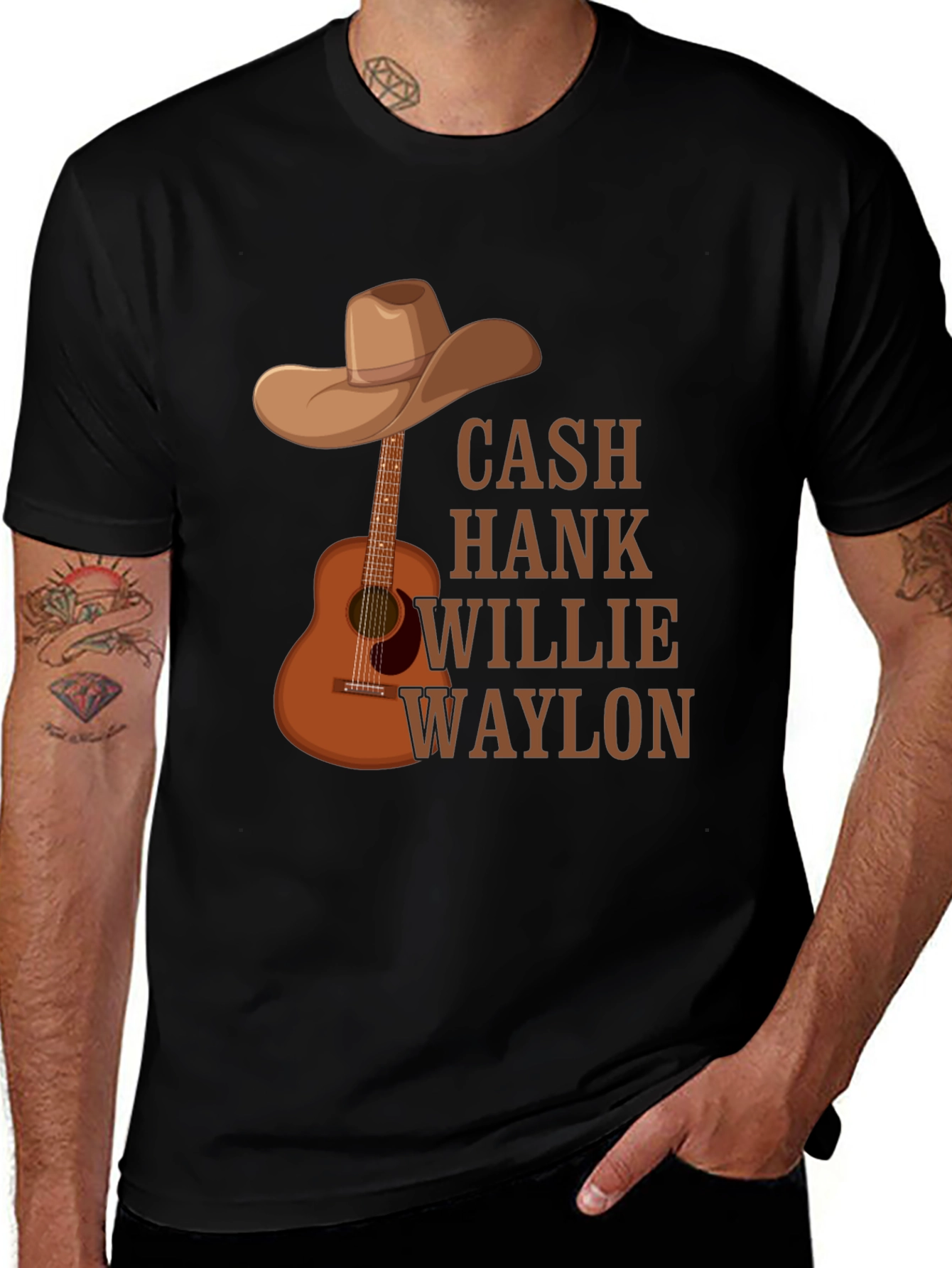 Variant 5 of Country Legends T-Shirt - Cash Hank Willie Waylon