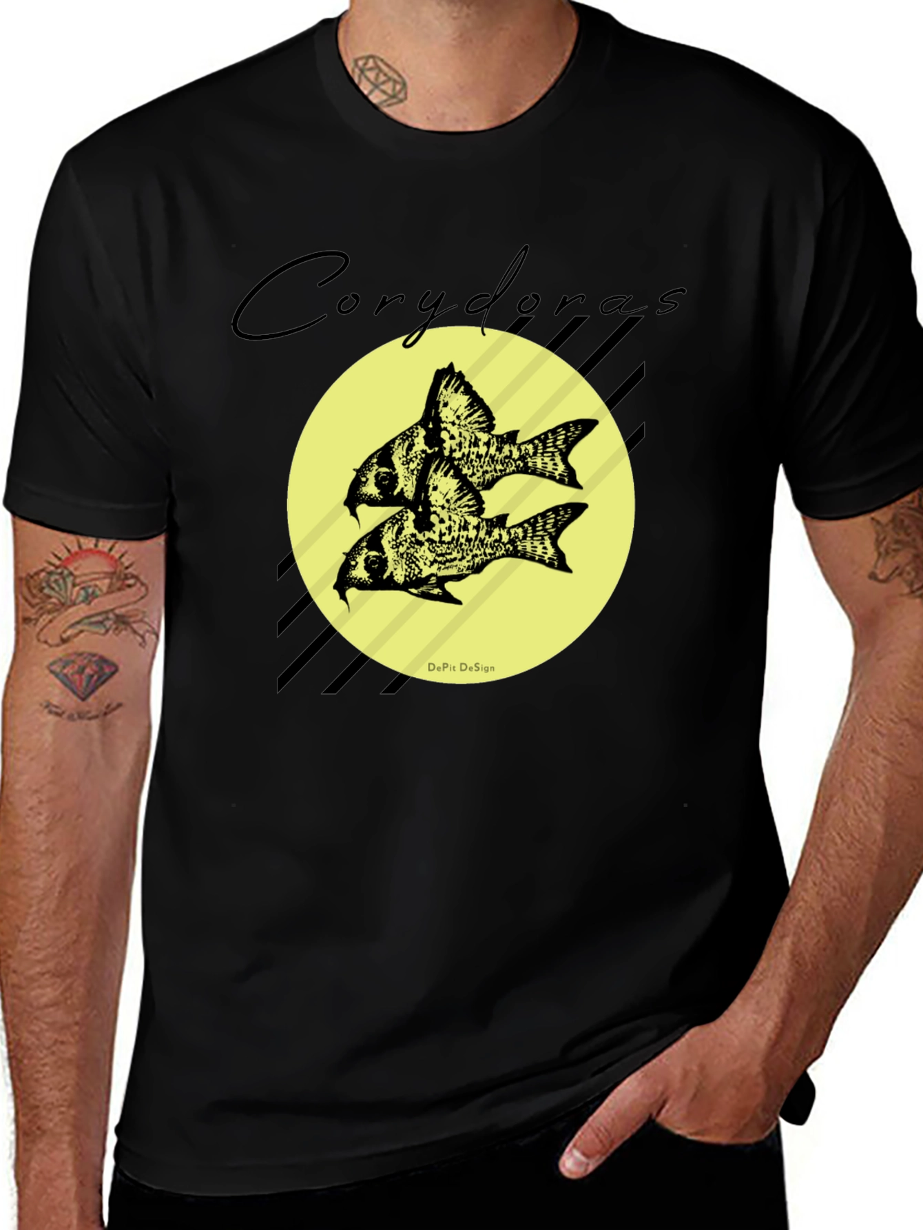 Variant 24 of Corydoras Fish Graphic T-Shirt