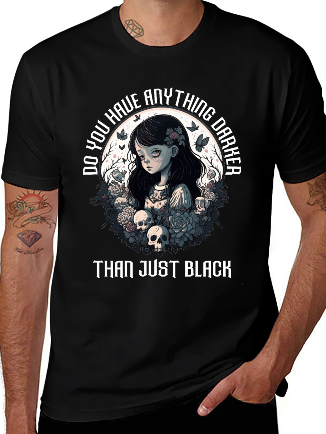 Variant 22 of Do You Have Anything Darker Than Black T-Shirt