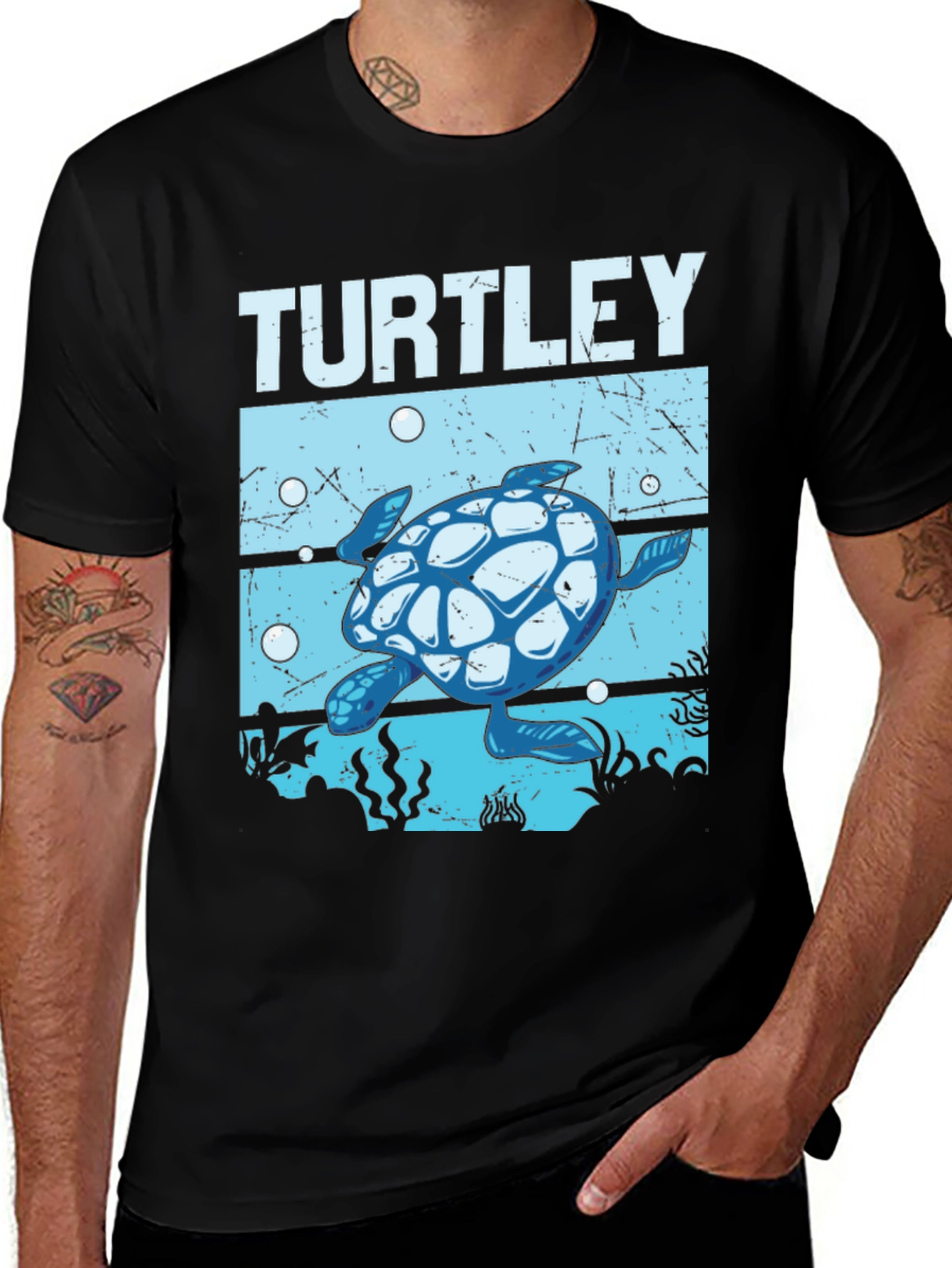 Variant 24 of Turtley Cute Sea Turtle Graphic Tee