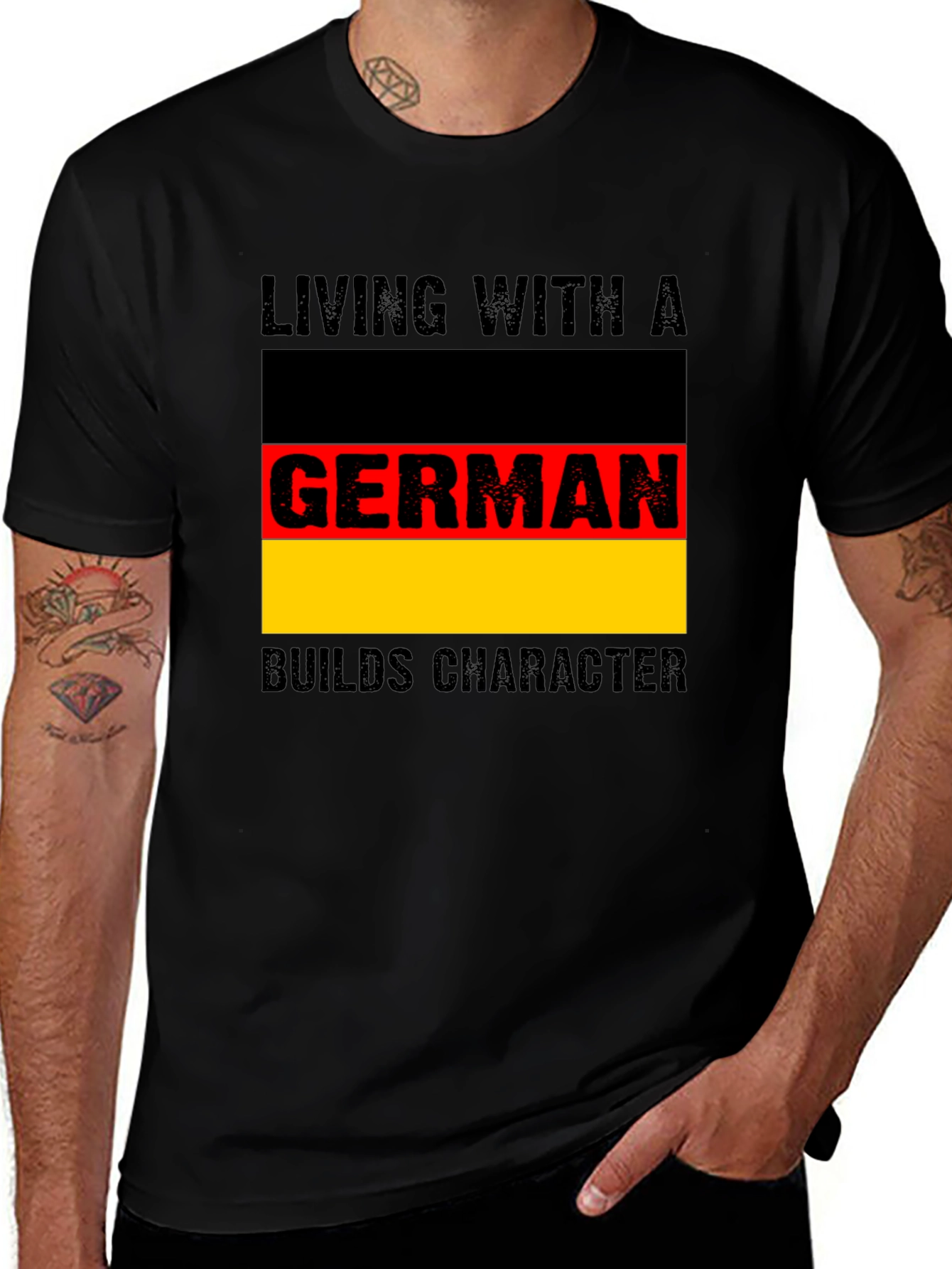 Variant 26 of Living With A German T-Shirt