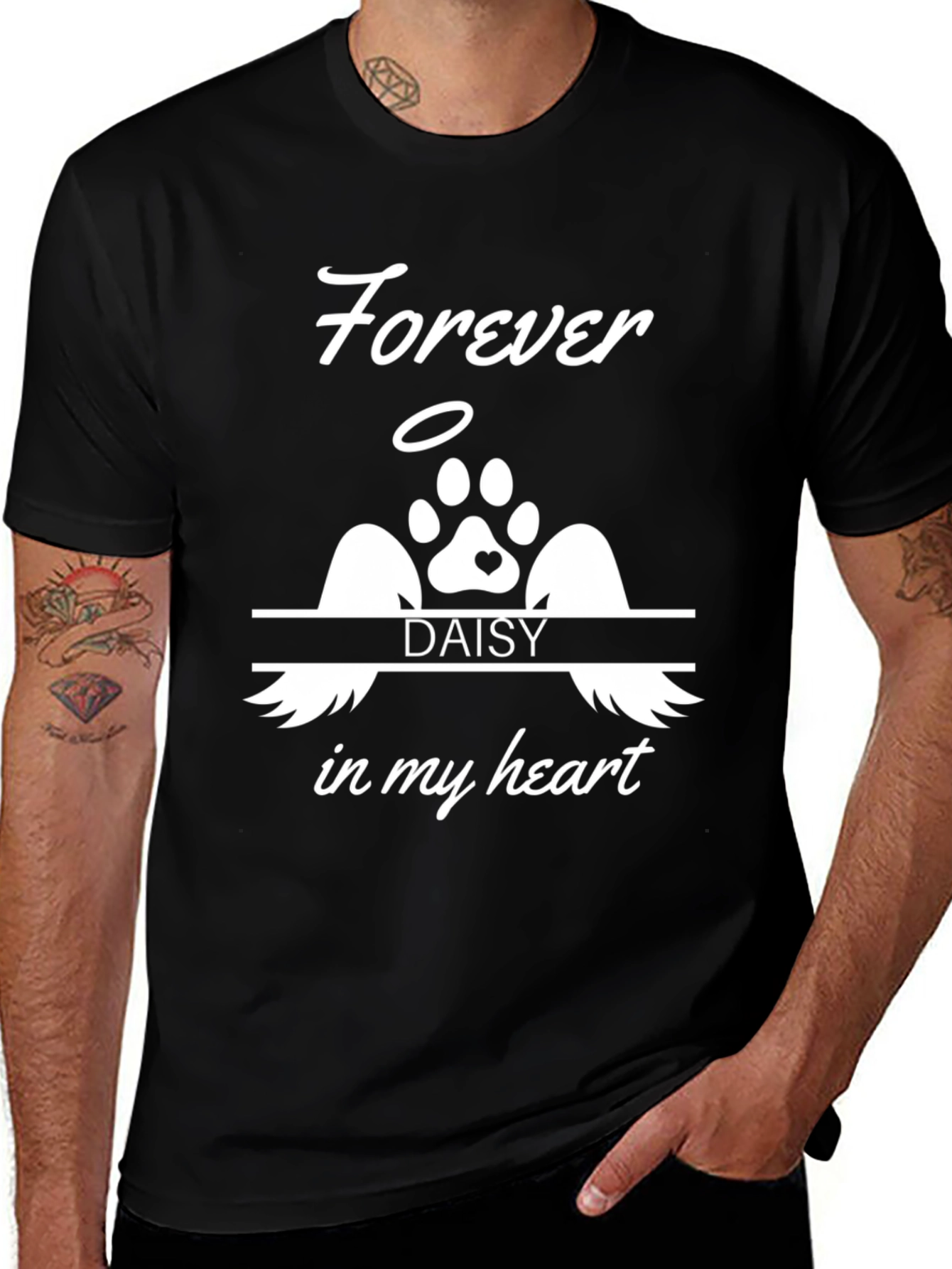Forever in My Heart Daisy Pet Memorial T-Shirt