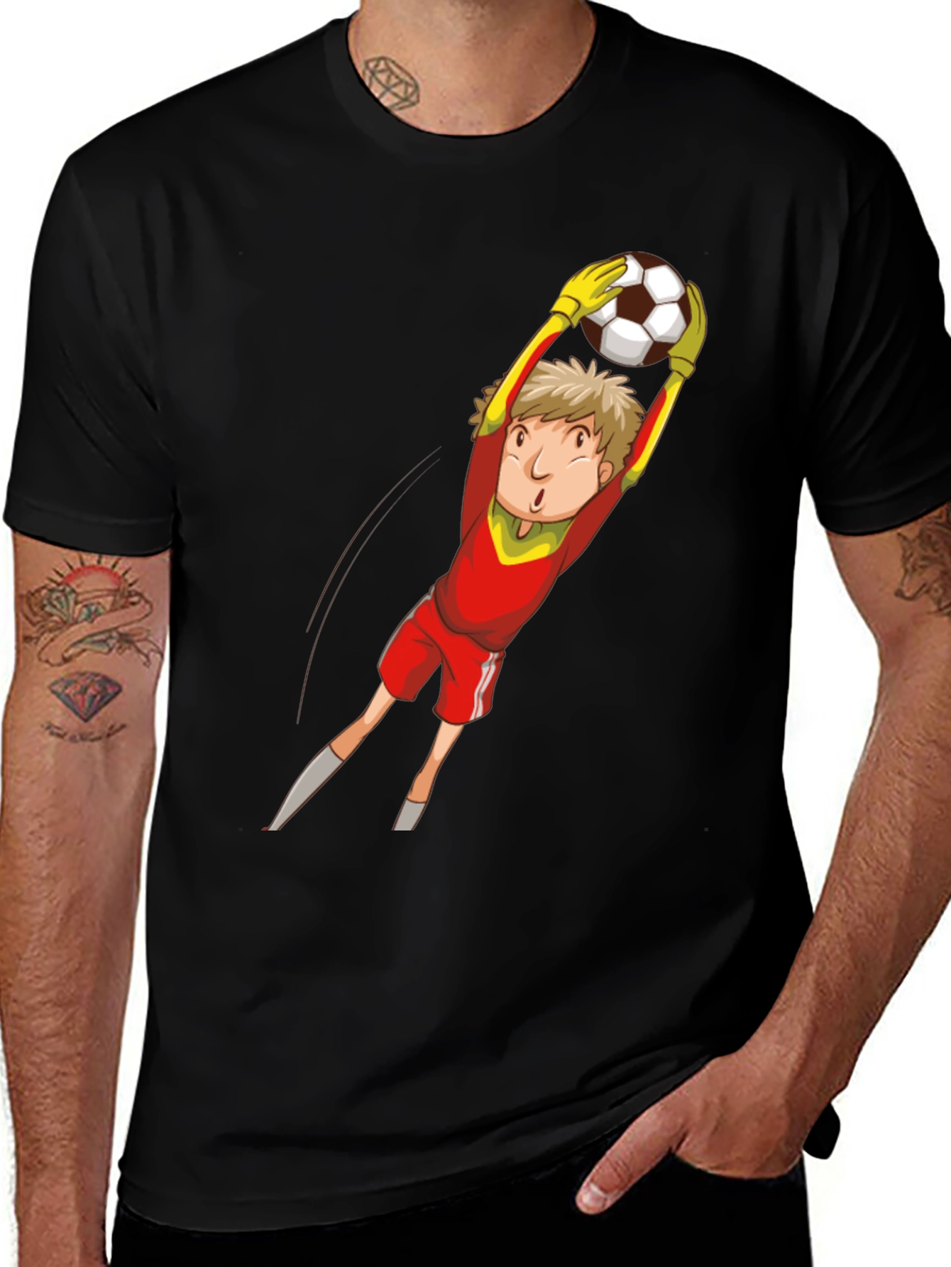 Variant 18 of Soccer Goalie Graphic T-Shirt