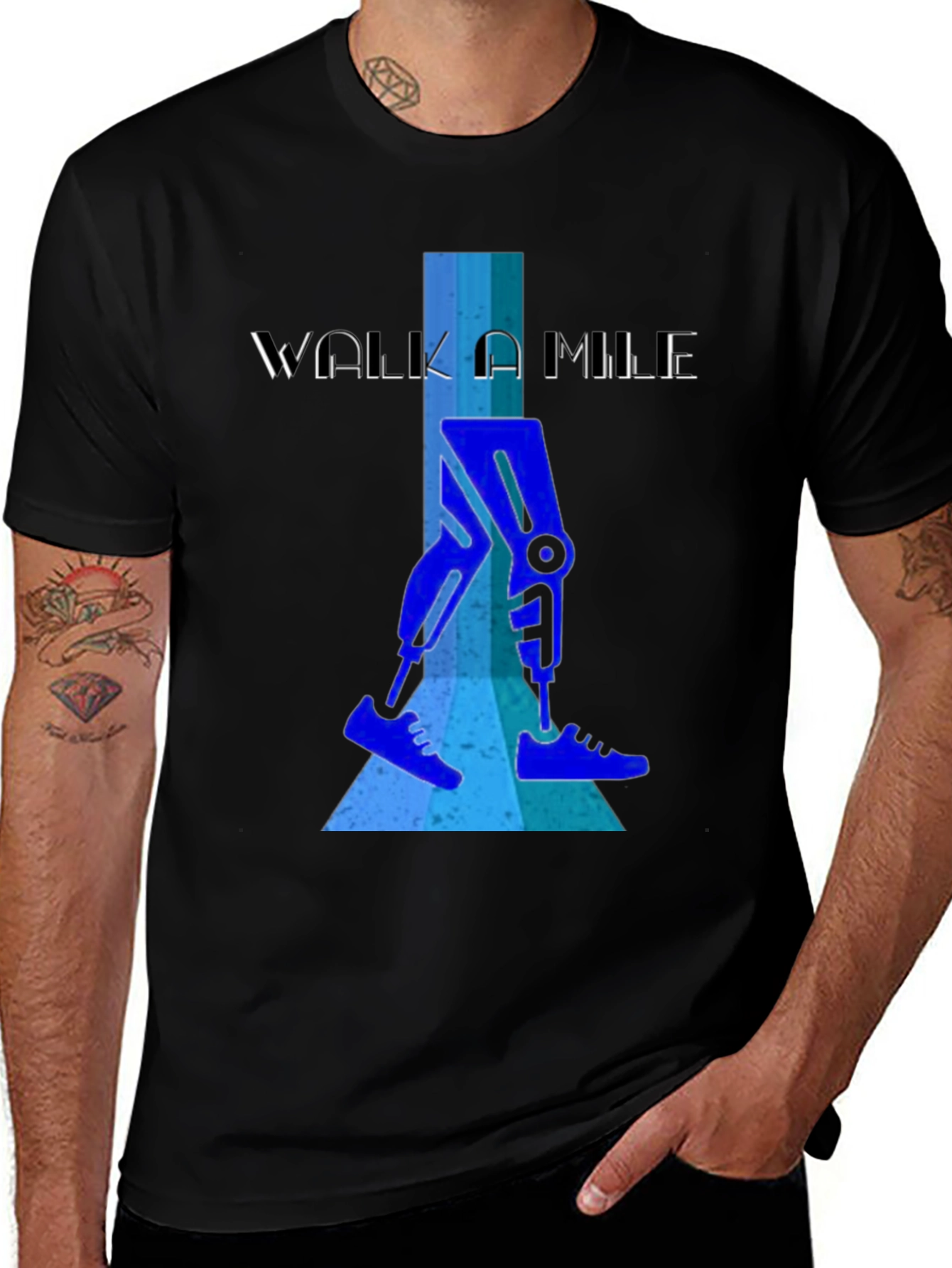 Walk A Mile Graphic Tee