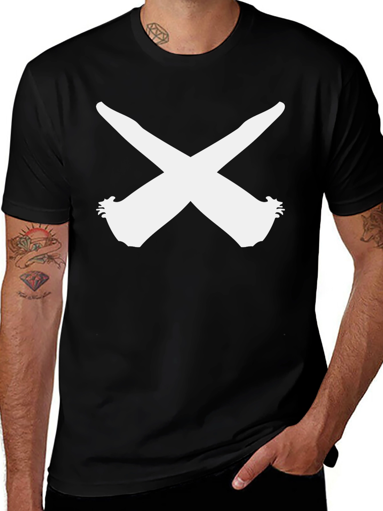 Variant 22 of Criss Cross Corn Dog T-Shirt