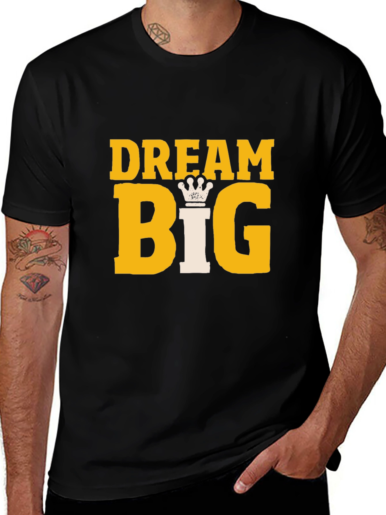 Dream Big Graphic T-Shirt - Black