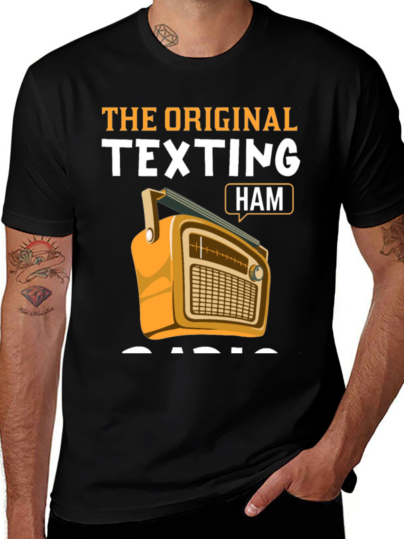 The Original Texting Ham Radio T-Shirt