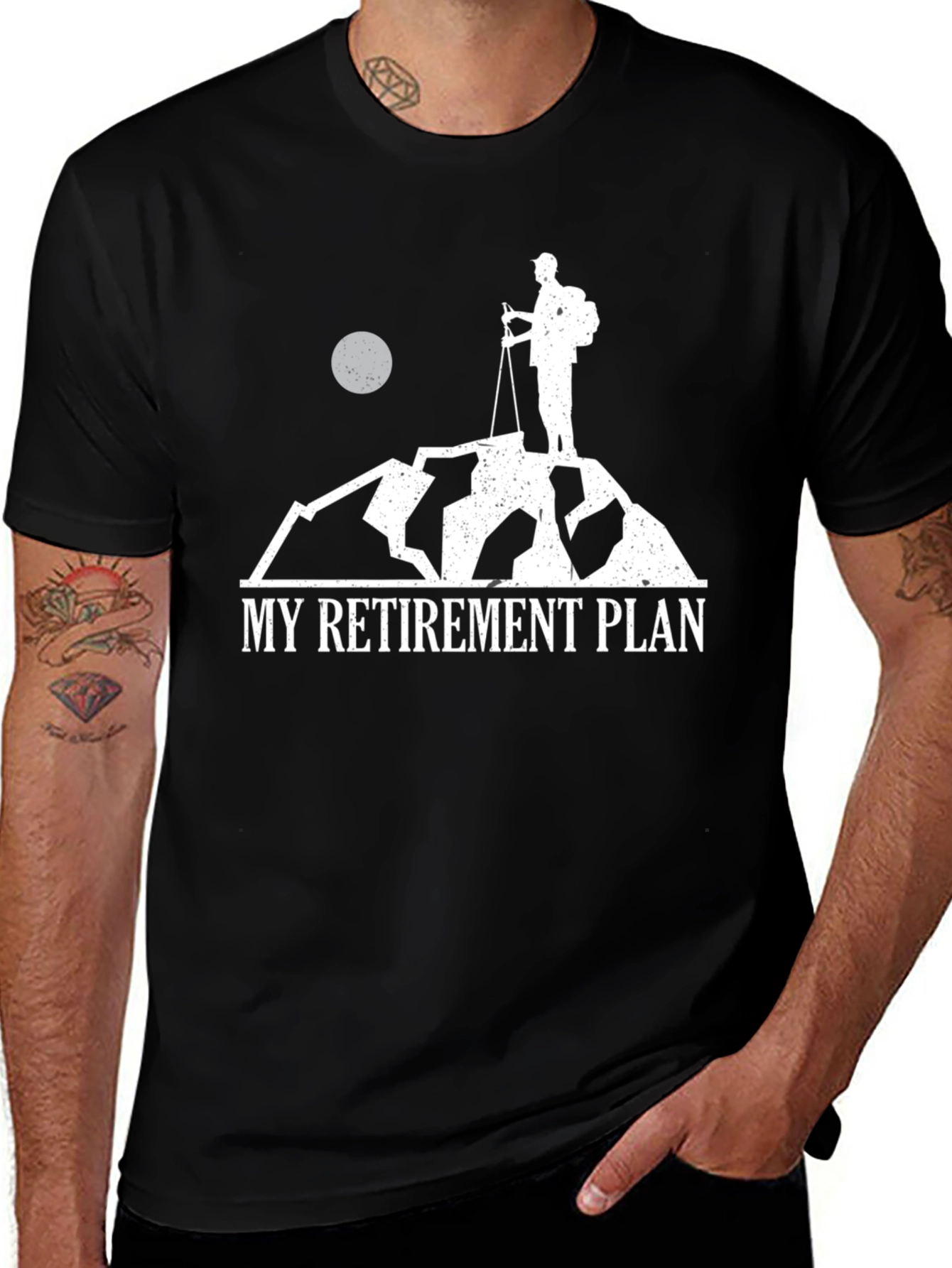 Retirement Plan Hiking T-Shirt - Adventure Awaits!