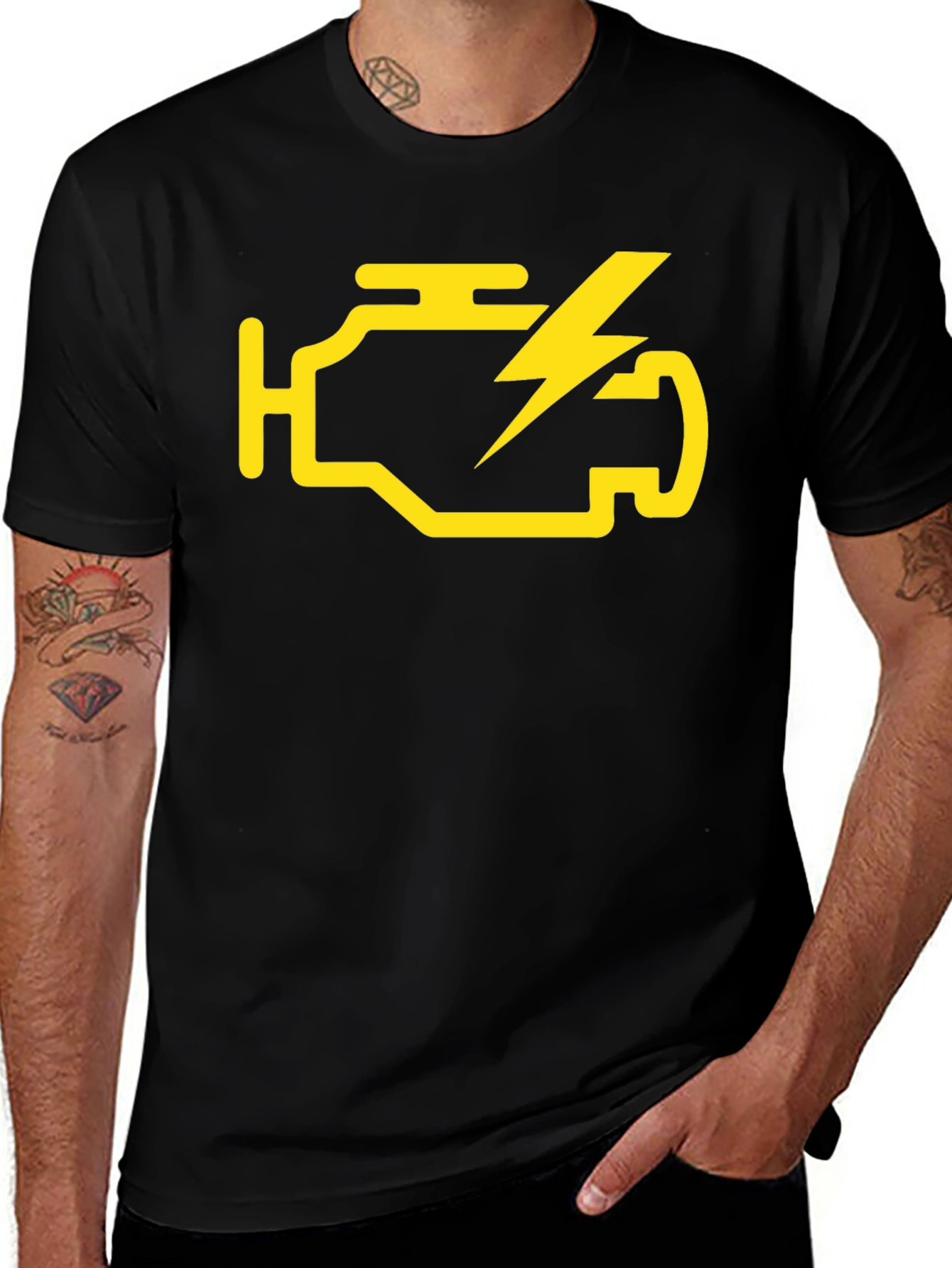 Variant 20 of Check Engine T-Shirt - Mechanic Humor Tee