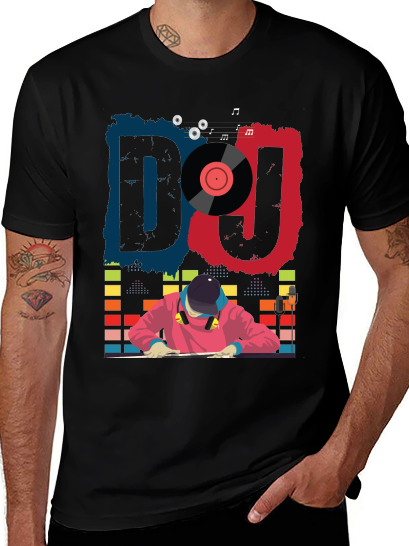Variant 28 of DJ Graphic Tee - Cool Music Lover T-Shirt