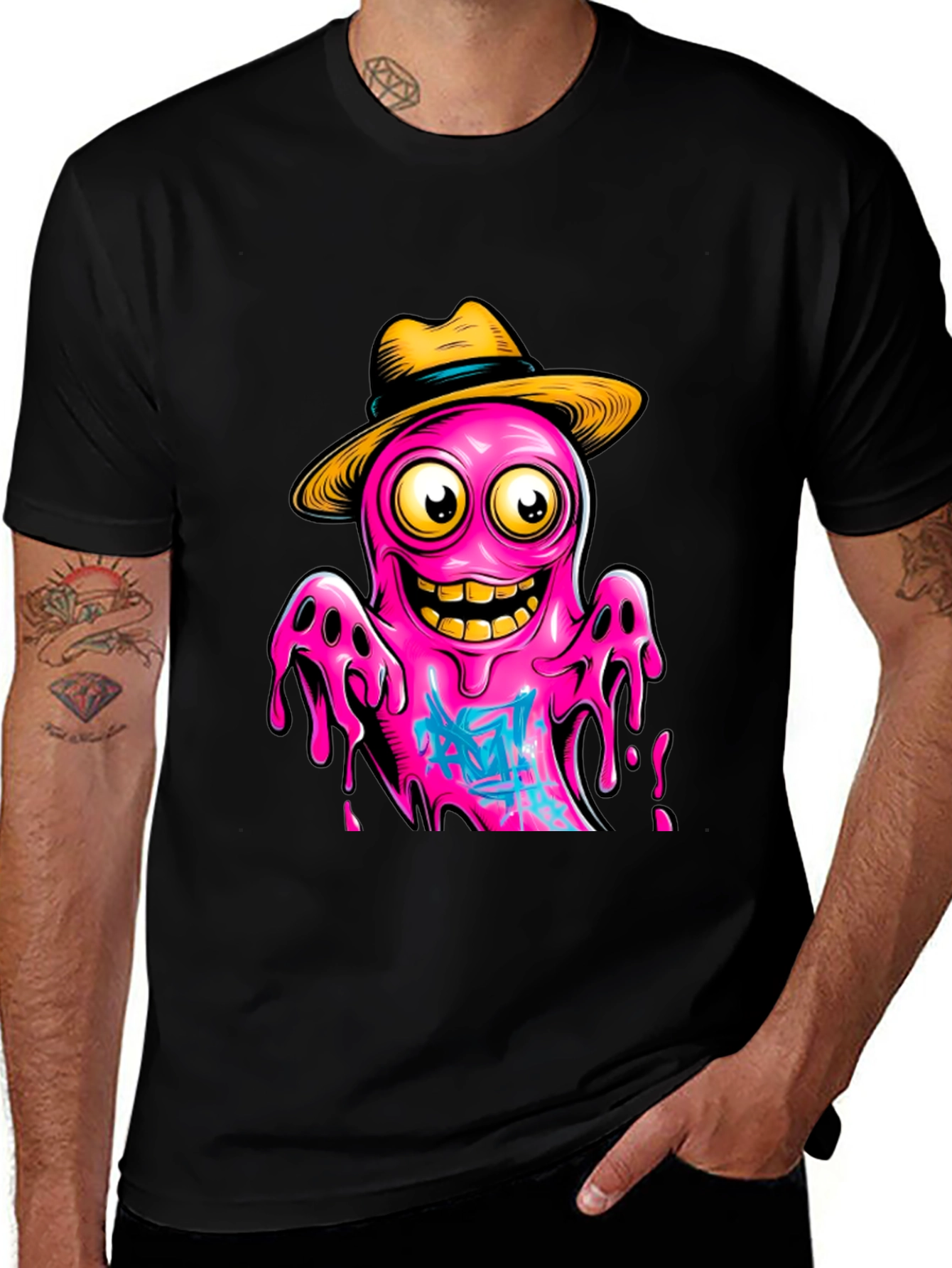 Variant 26 of Cartoon Octopus T-Shirt - Funky Graphic Tee