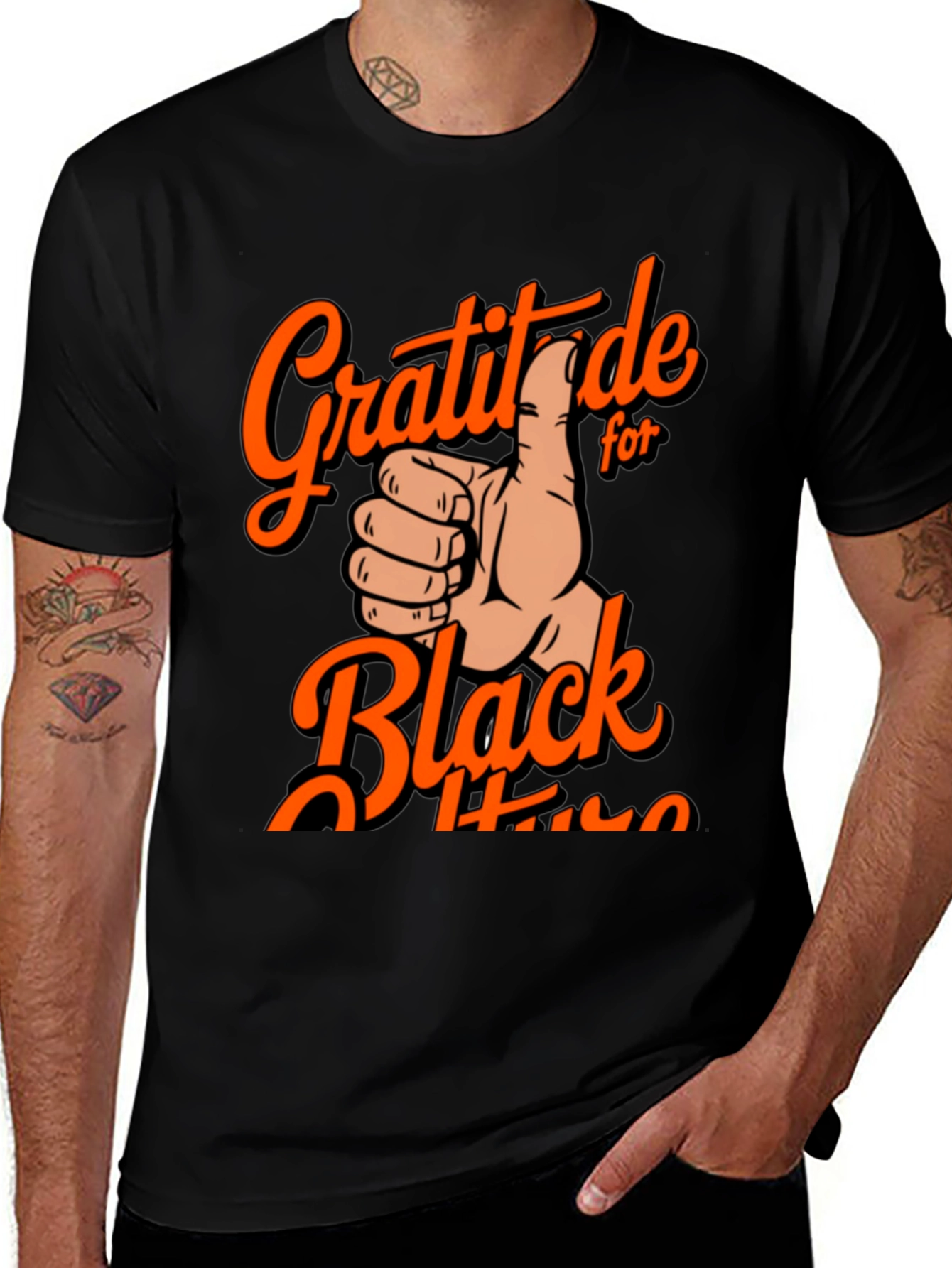 Variant 4 of Gratitude for Black Culture Graphic Tee