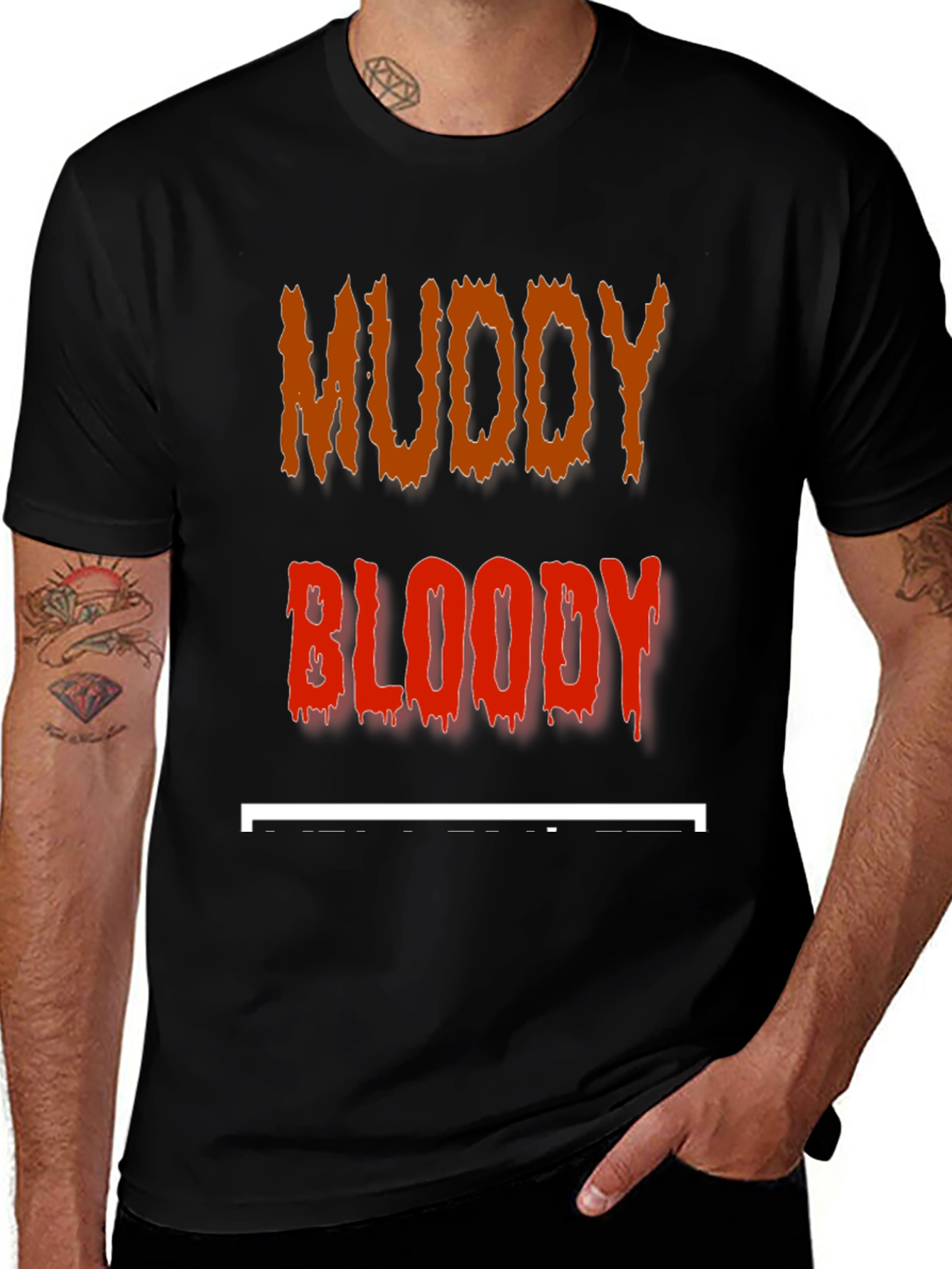 Variant 17 of Muddy Bloody T-Shirt - Edgy Graphic Tee