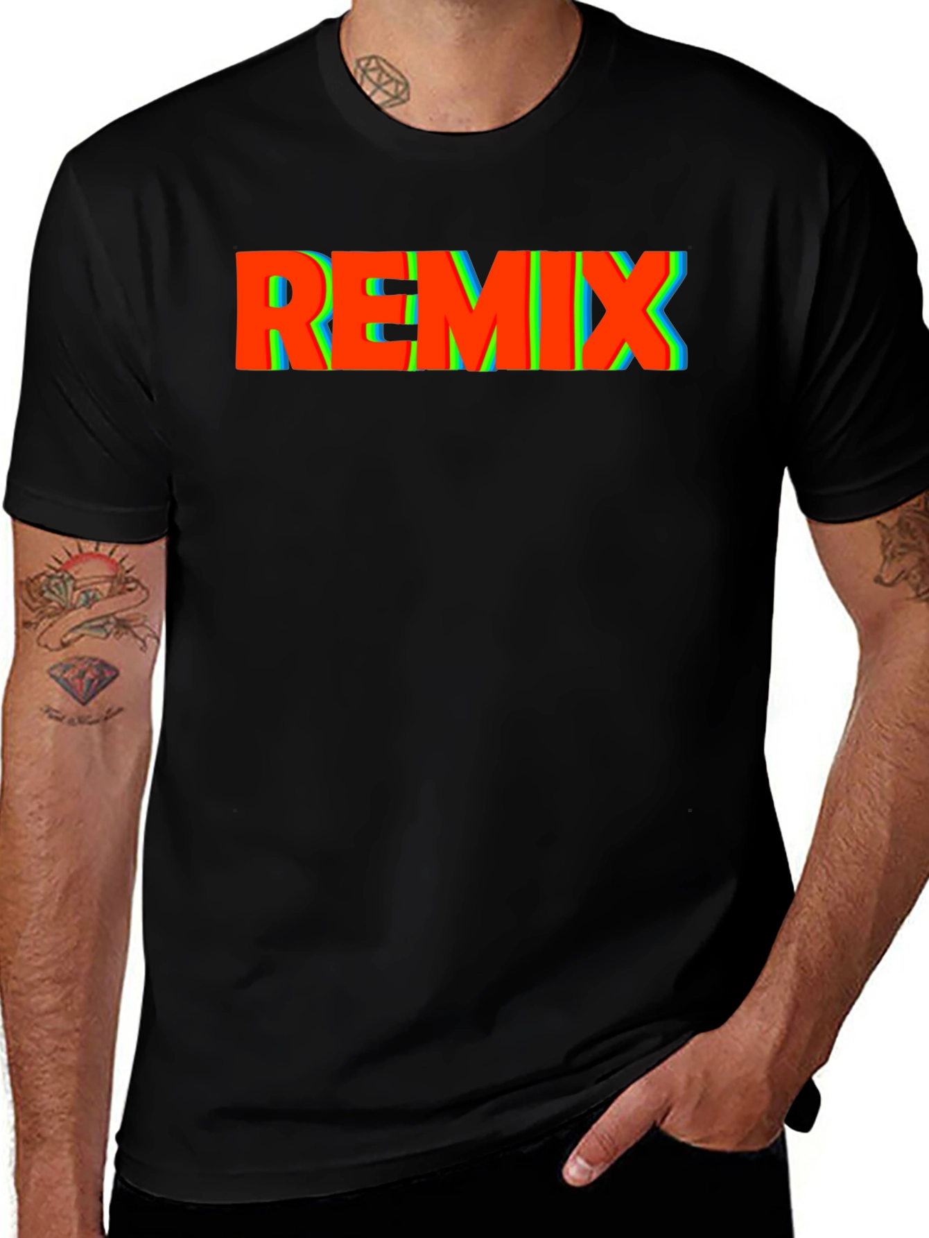Variant 7 of REMIX Graphic Tee - Bold Statement T-Shirt