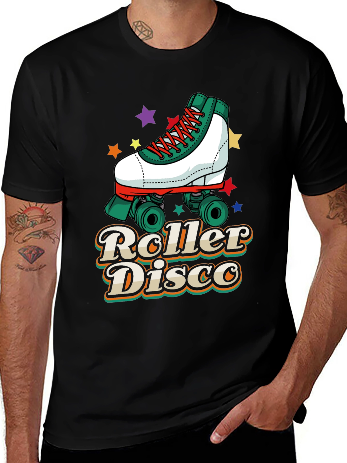Variant 16 of Retro Roller Disco T-Shirt - Vintage Skate Tee
