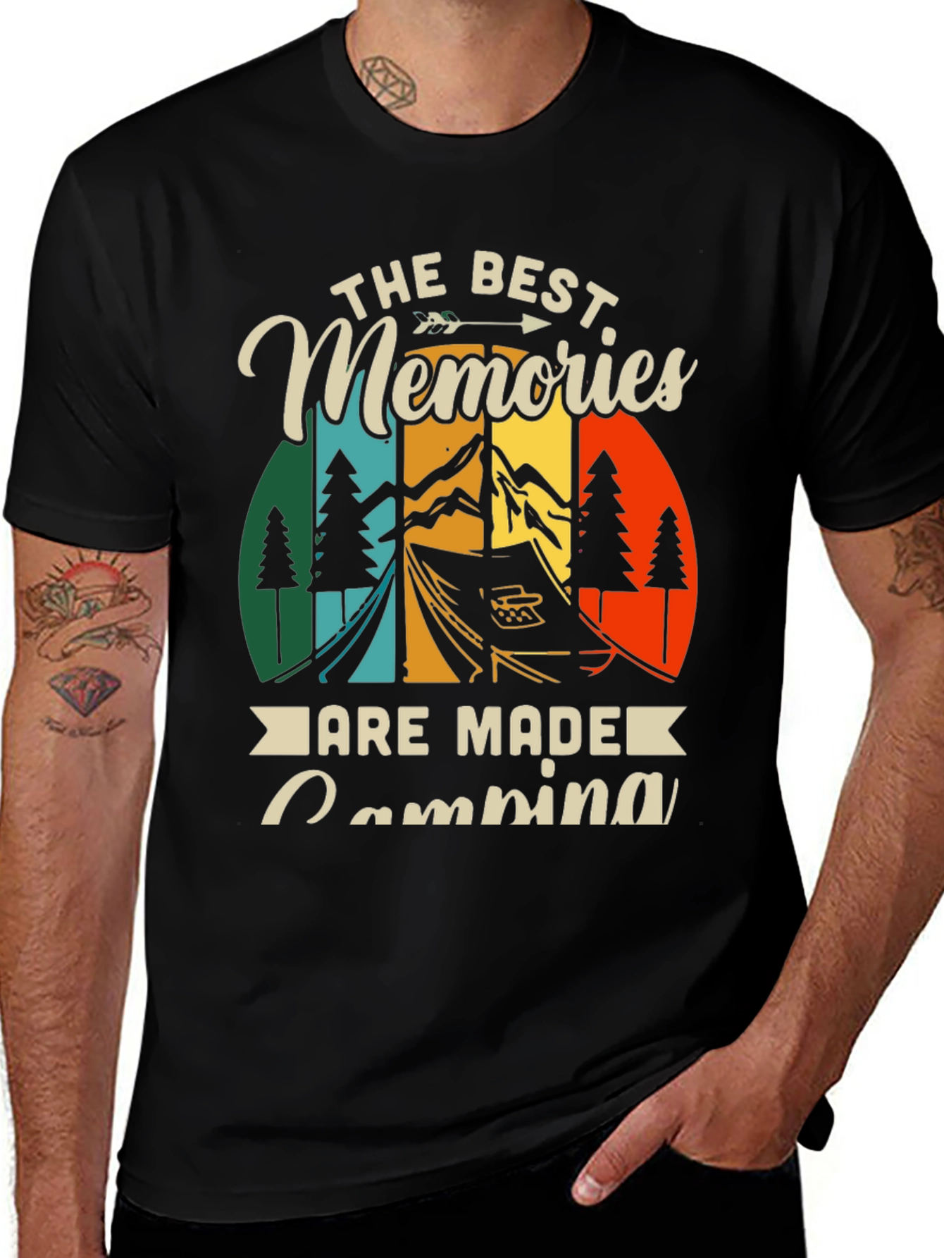 Variant 3 of Camping Memories T-Shirt - Nature Lover Tee