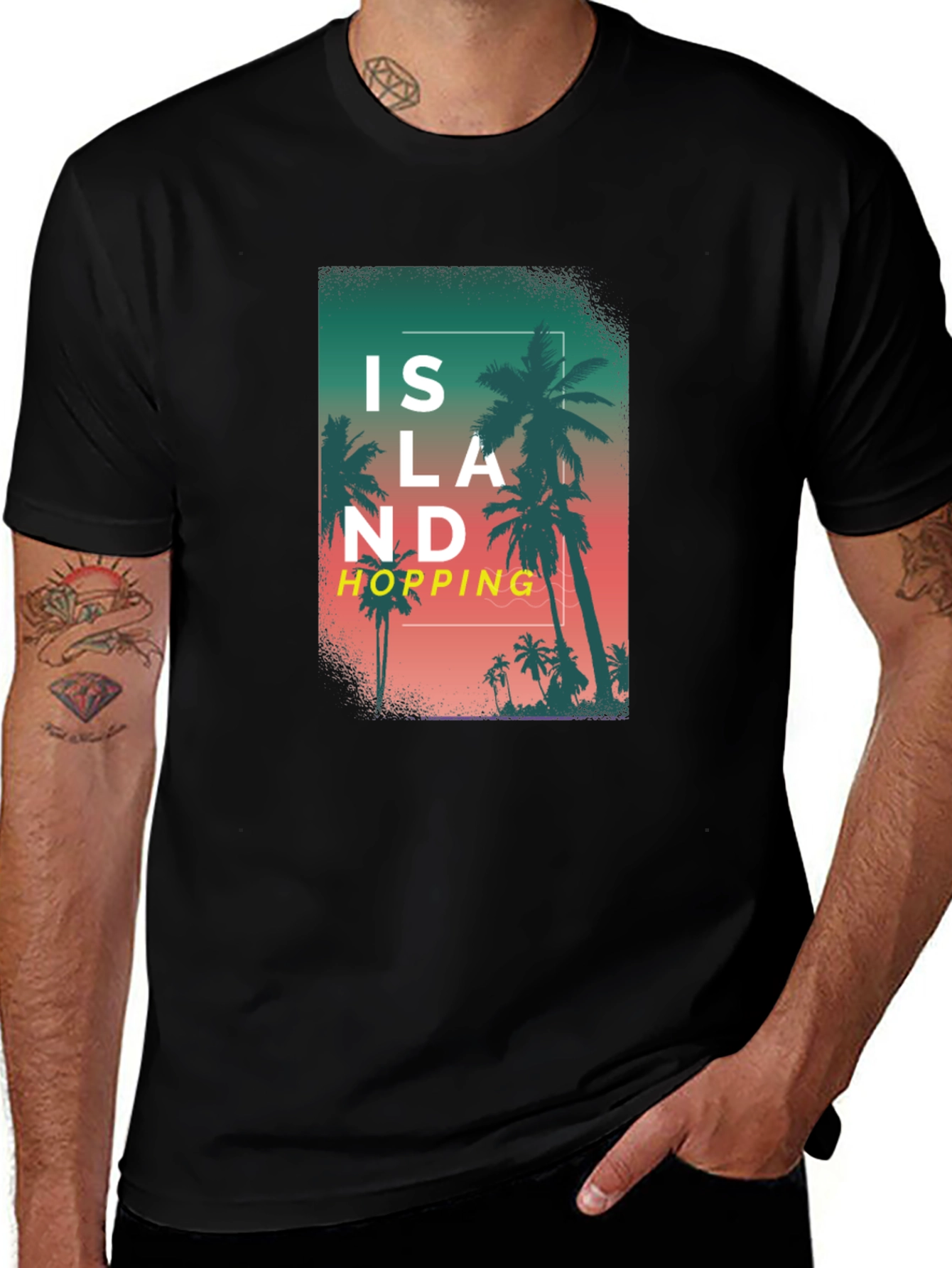 Variant 23 of Island Hopping Graphic T-Shirt