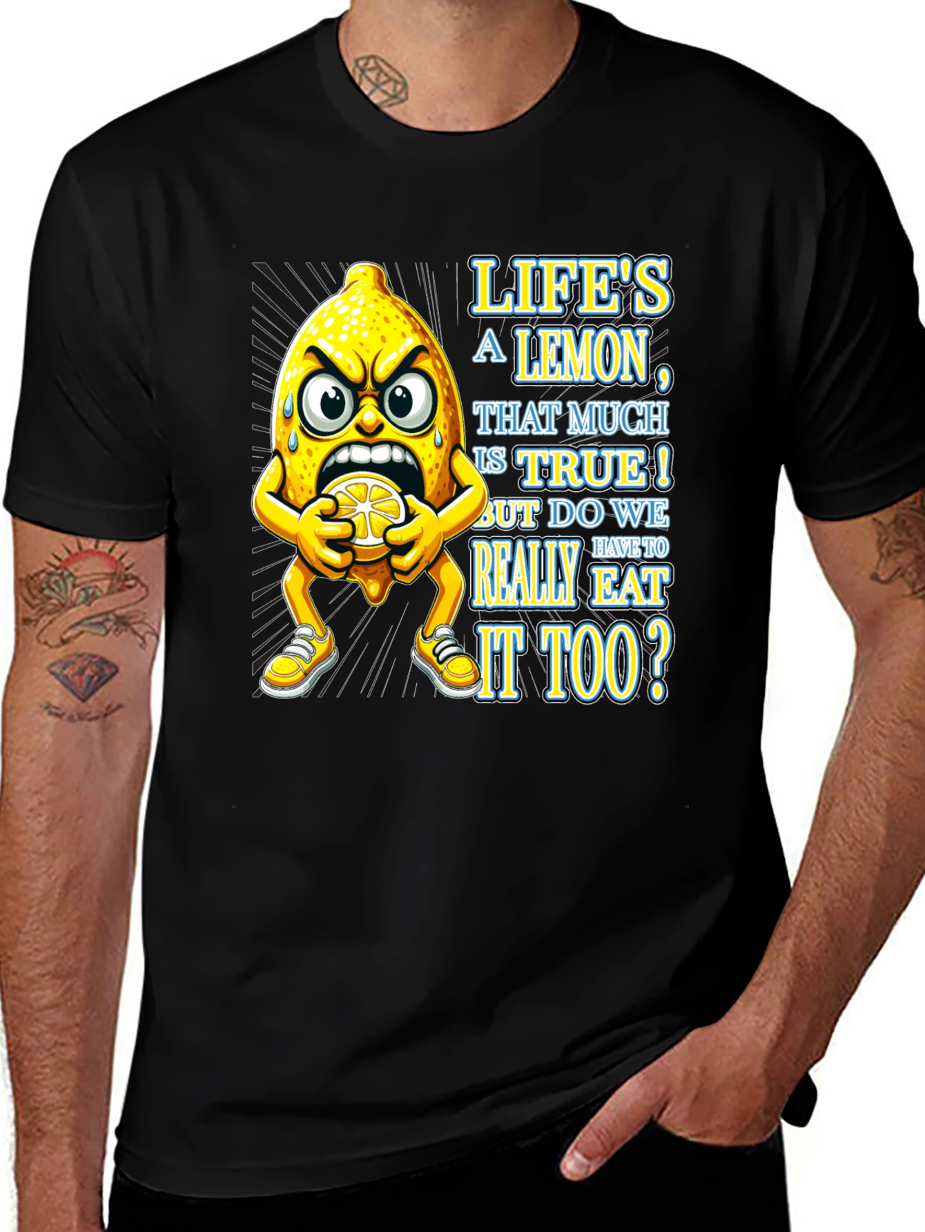 Variant 3 of Life's a Lemon Graphic Tee