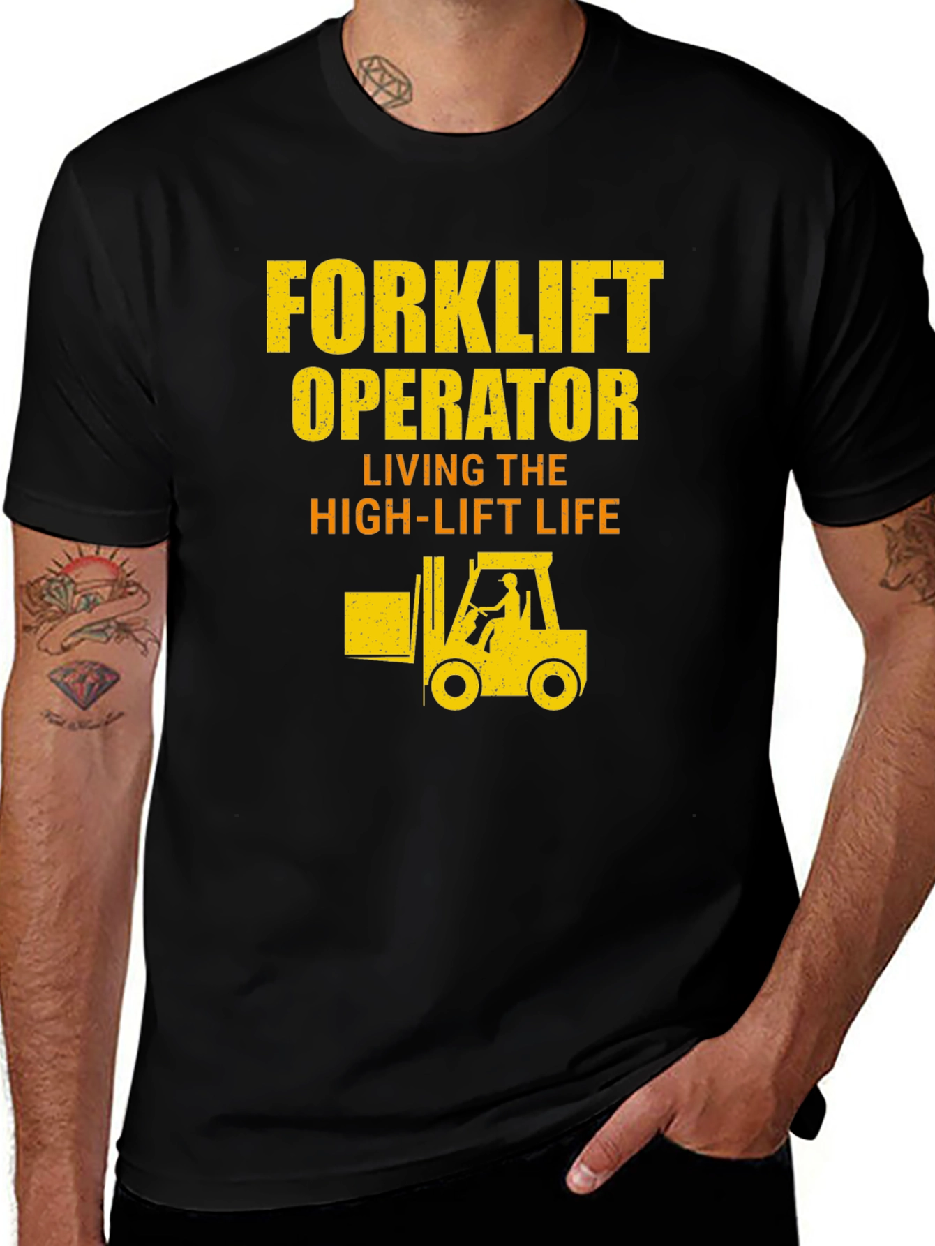 Variant 7 of Forklift Operator T-Shirt - High Lift Life
