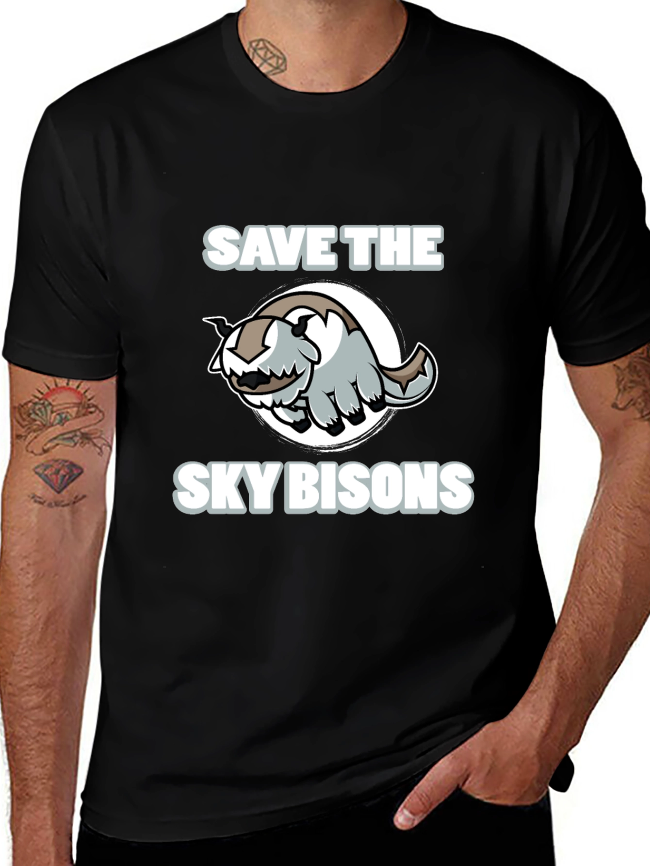 Save the Sky Bisons T-Shirt - Avatar Fan Apparel