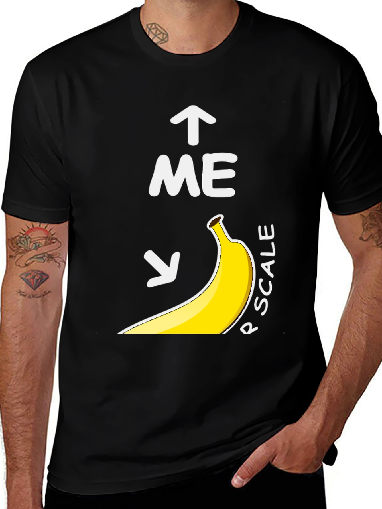 Variant 25 of Banana Scale T-Shirt - Funny Graphic Tee