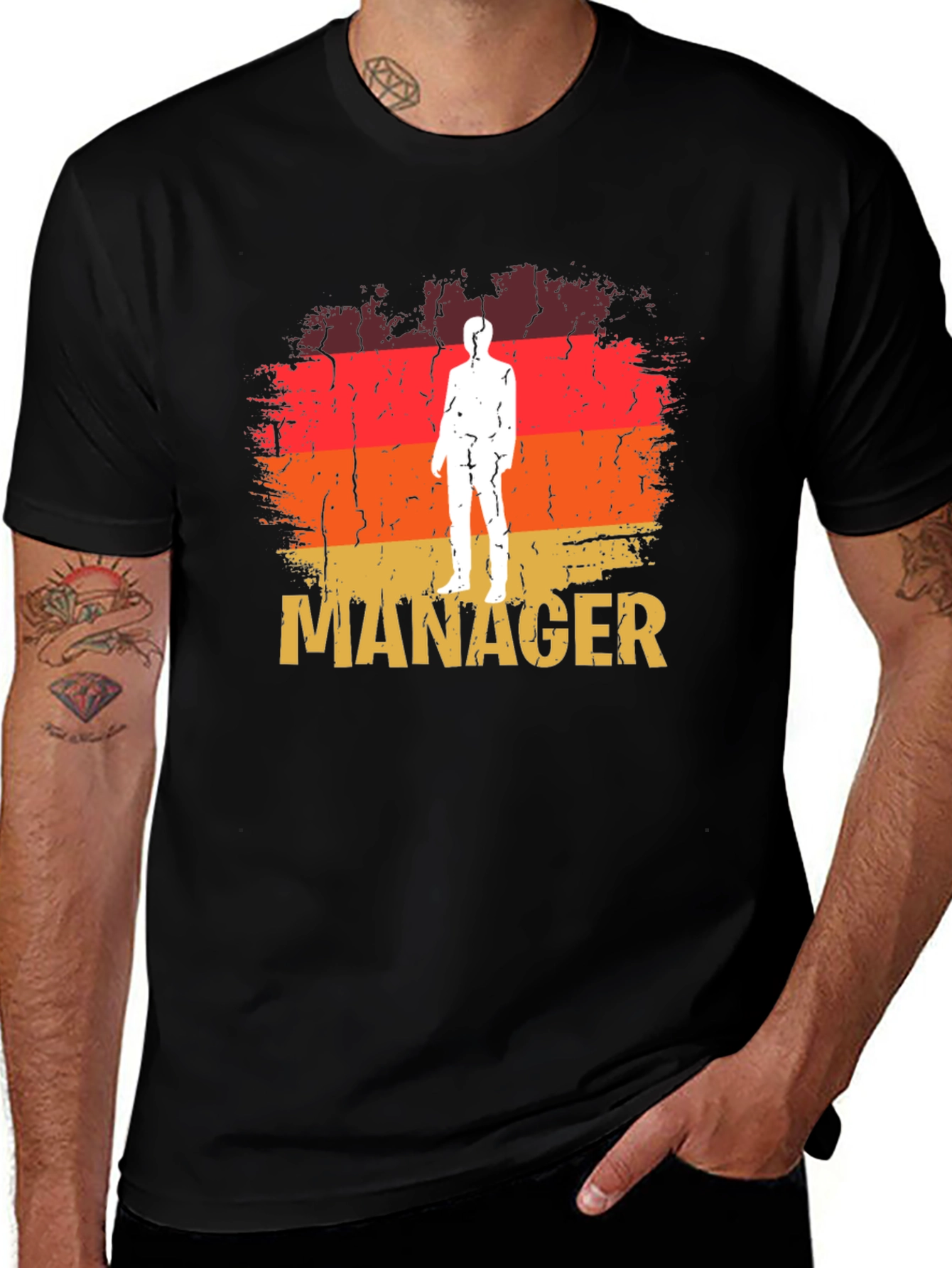Variant 10 of Retro Manager T-Shirt - Cool Vintage Boss Tee