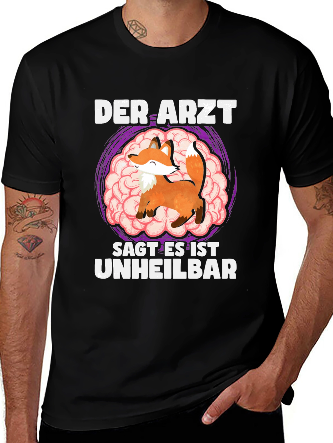 Variant 20 of Der Arzt Fox Brain T-Shirt
