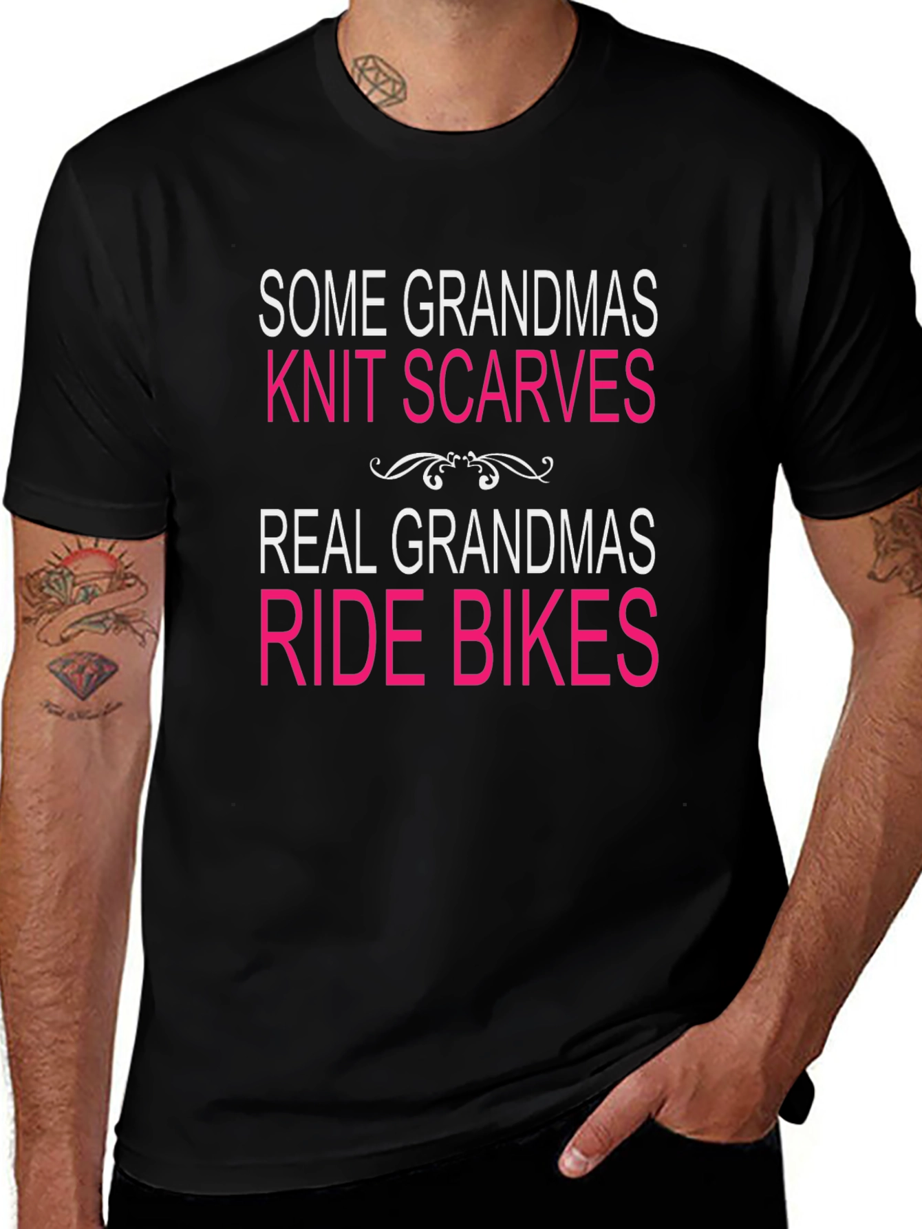 Variant 25 of Grandma Bikes T-Shirt - Funny Biker Tee