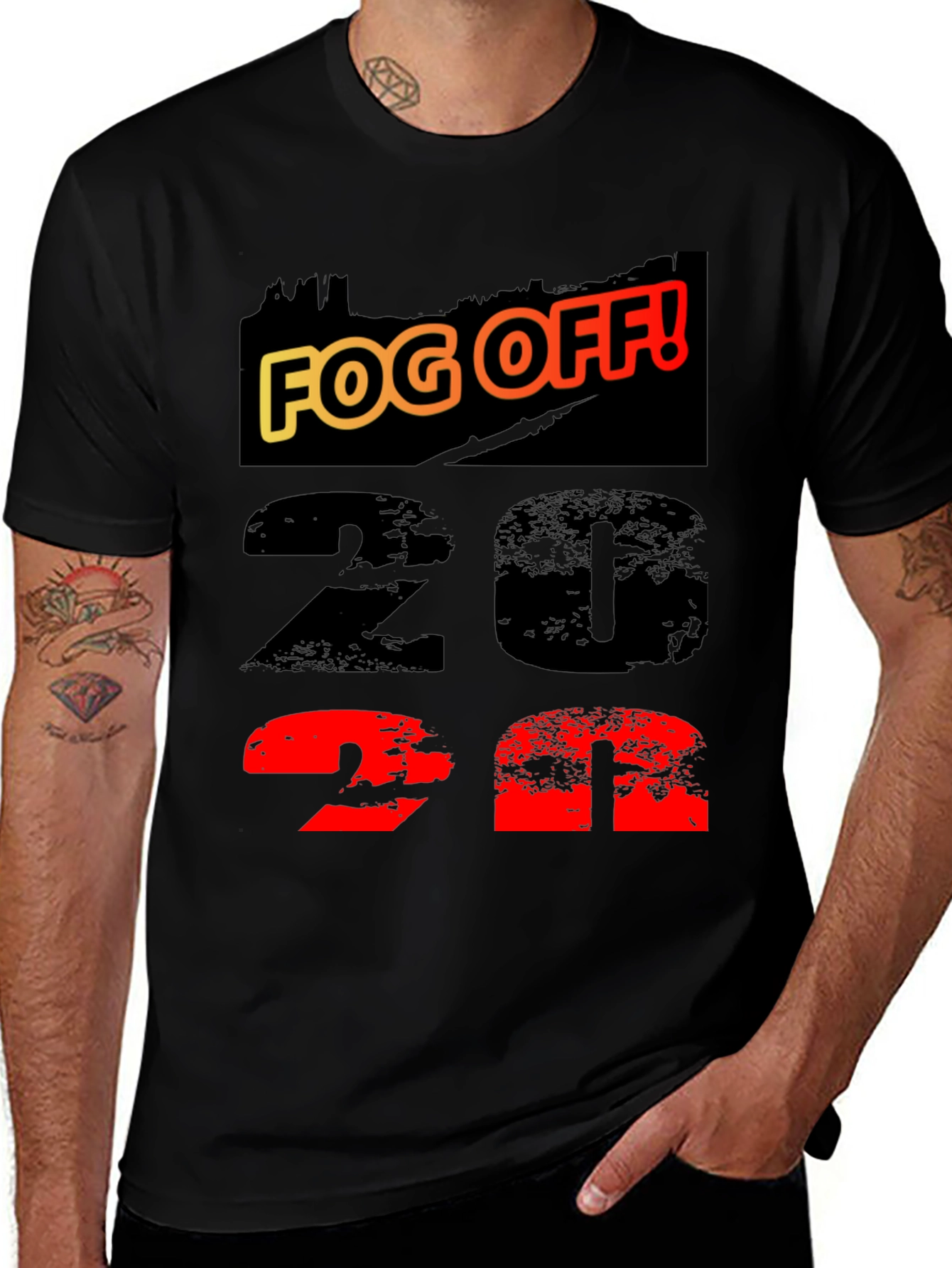 Variant 3 of Fog Off! 2020 Graphic Print T-Shirt