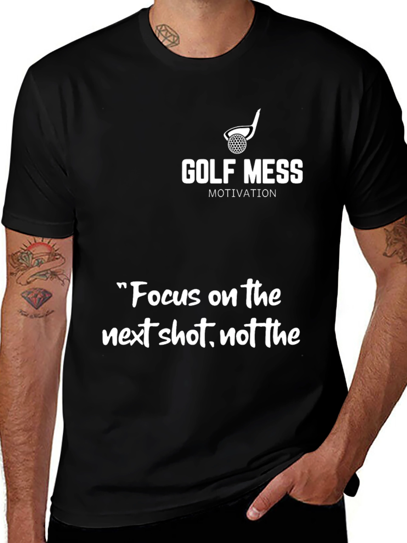 Variant 25 of Golf Mess Motivation Graphic T-Shirt