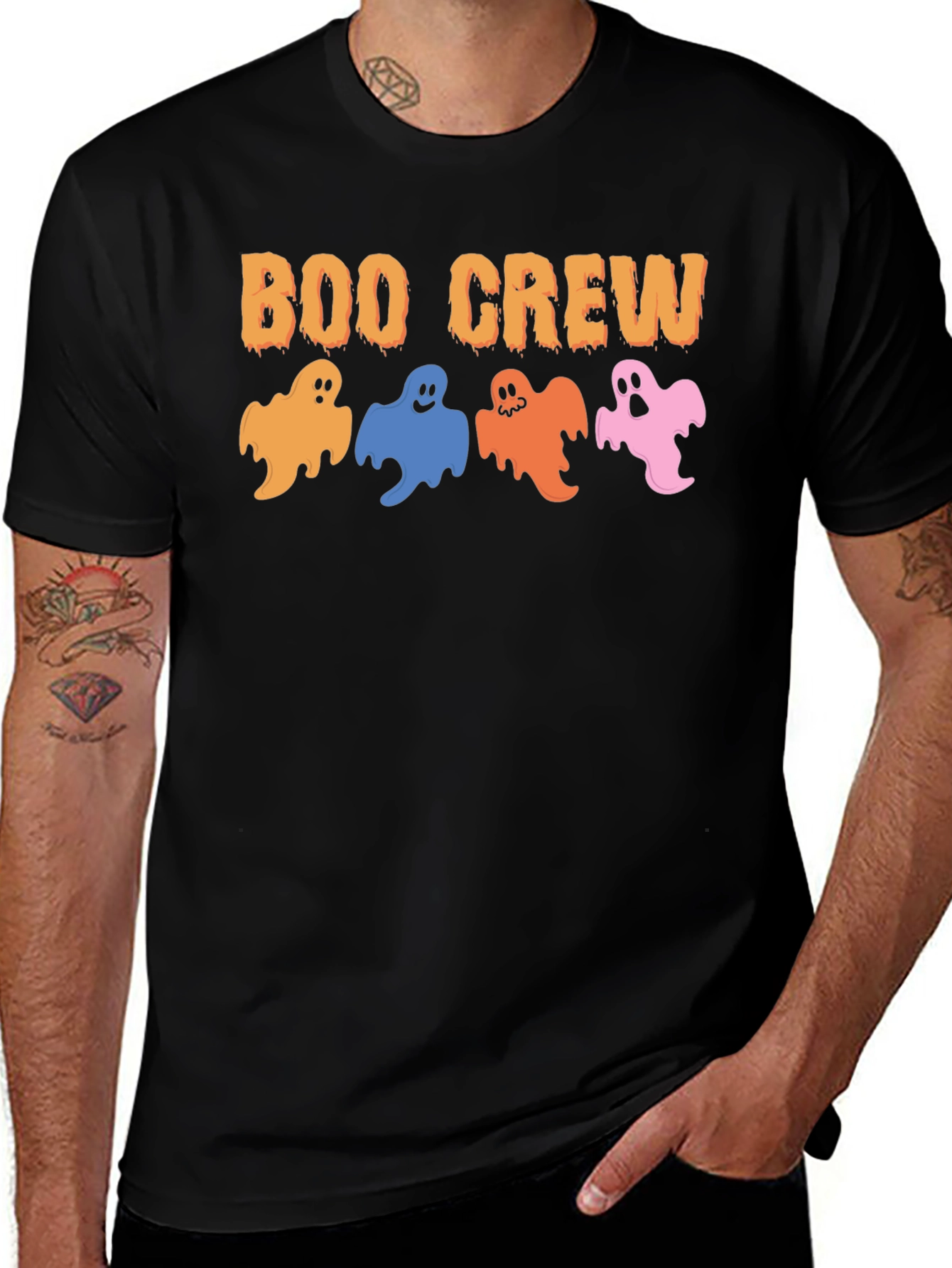 Boo Crew Ghost Halloween T-Shirt
