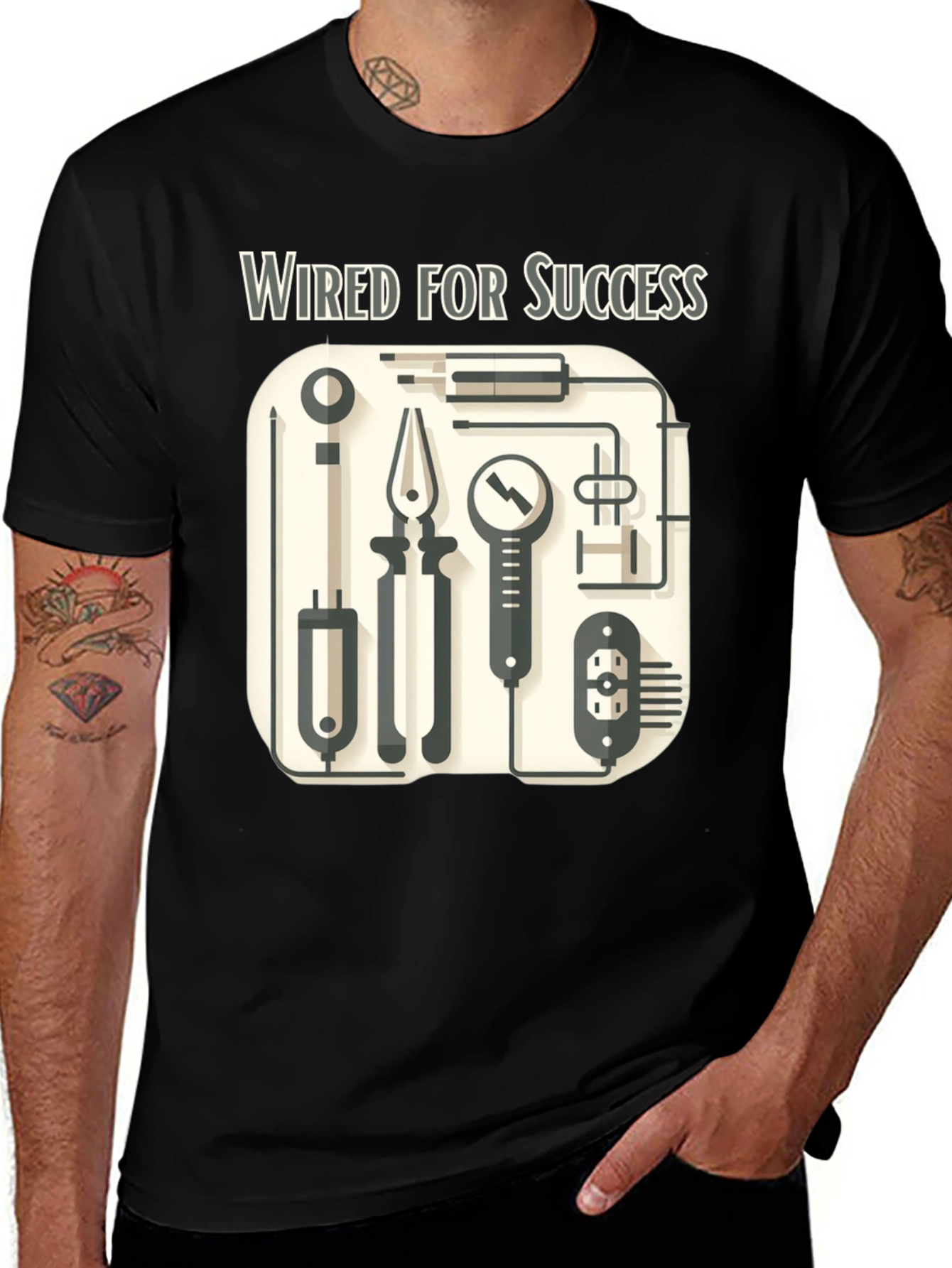 Wired For Success Graphic T-Shirt