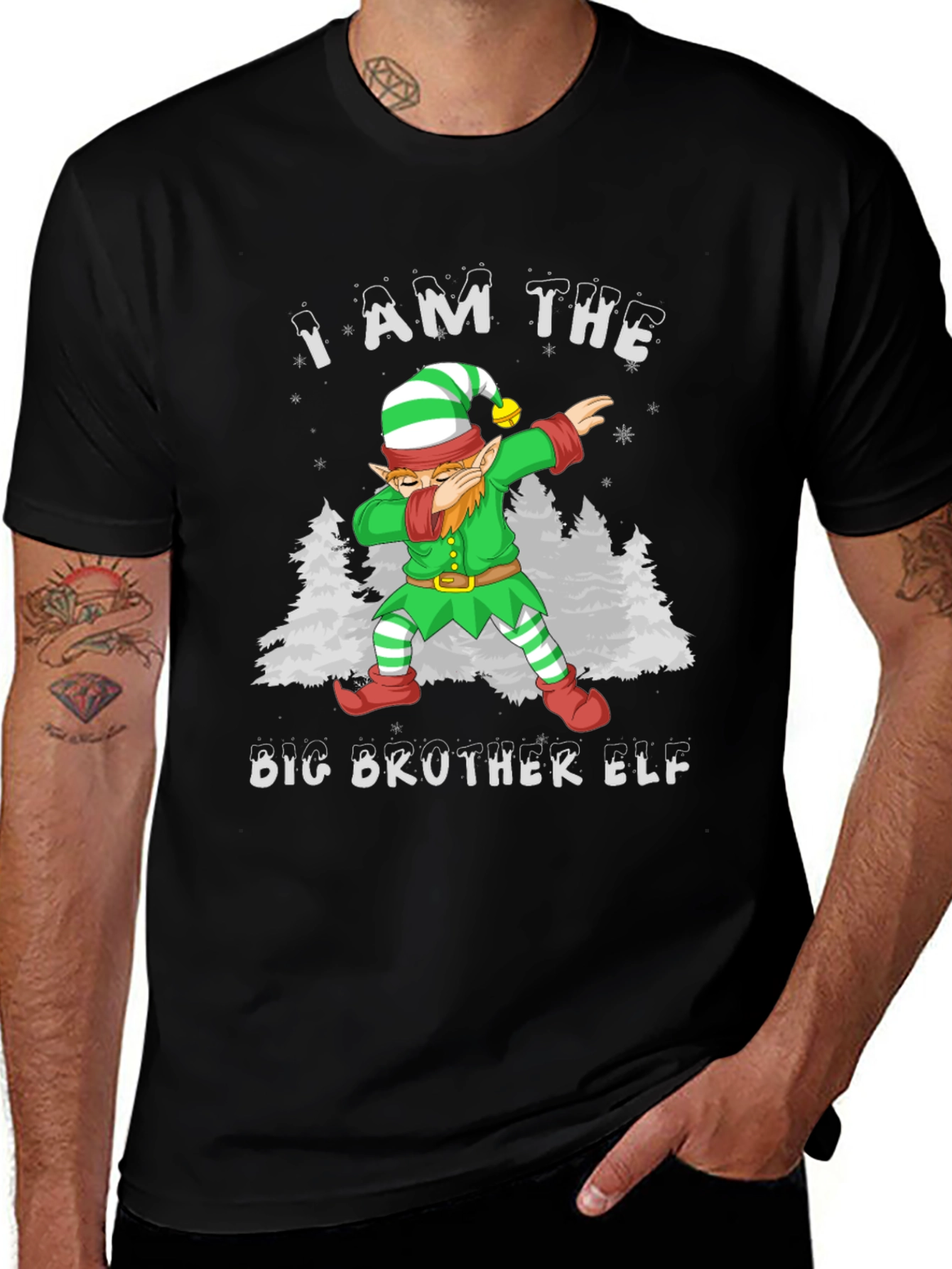 Big Brother Elf Christmas T-Shirt