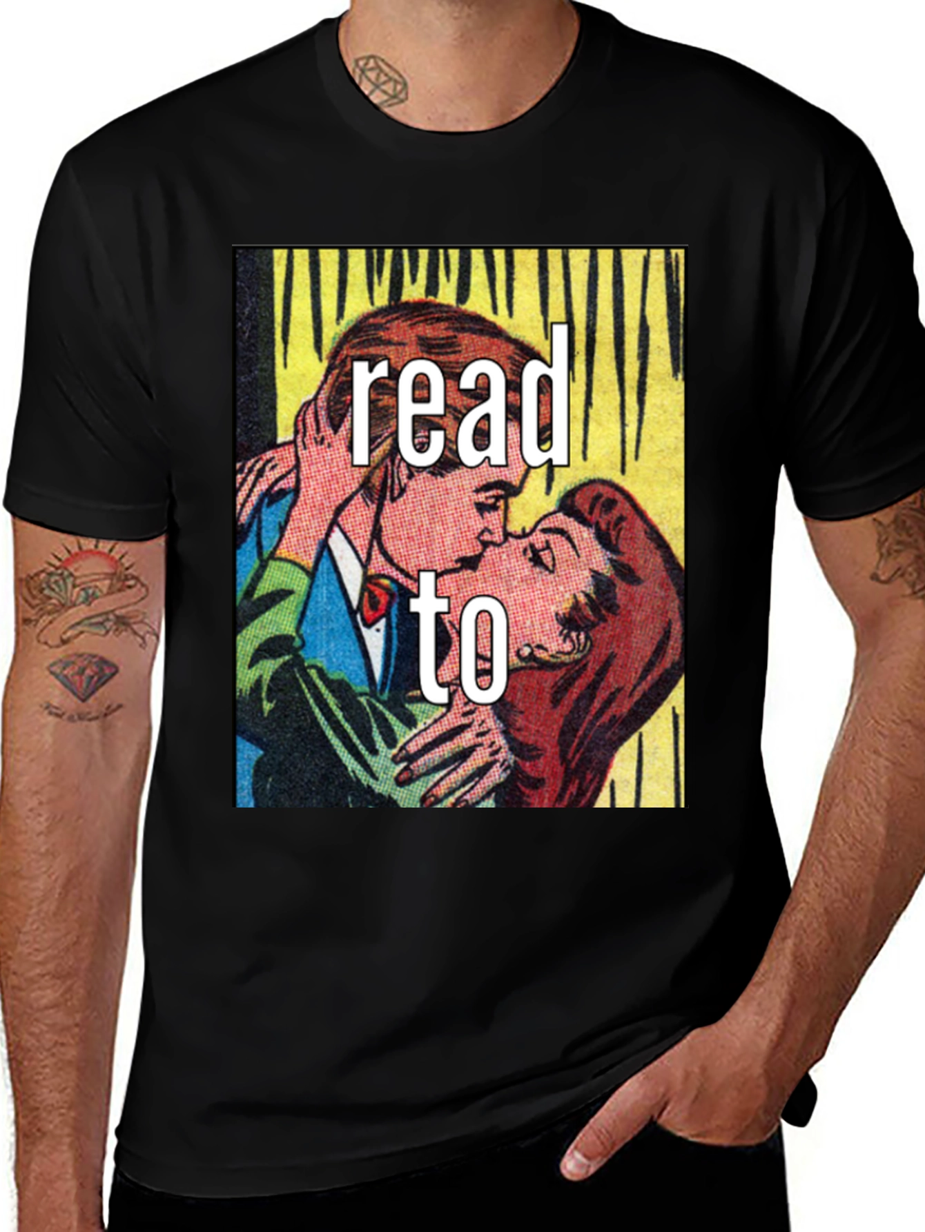 Variant 2 of Read To Me Comic T-Shirt