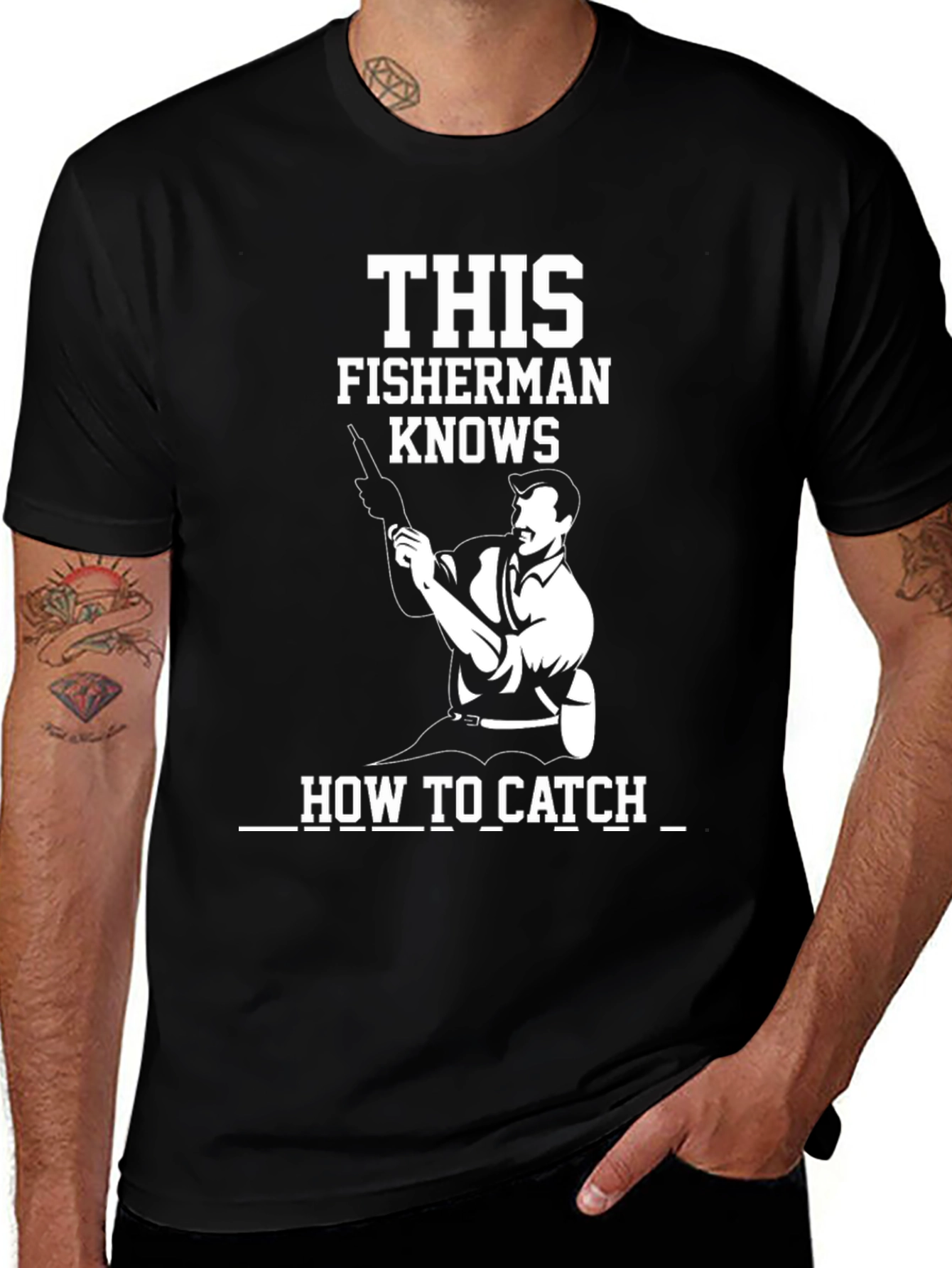 Variant 27 of Fisherman's Catch T-Shirt